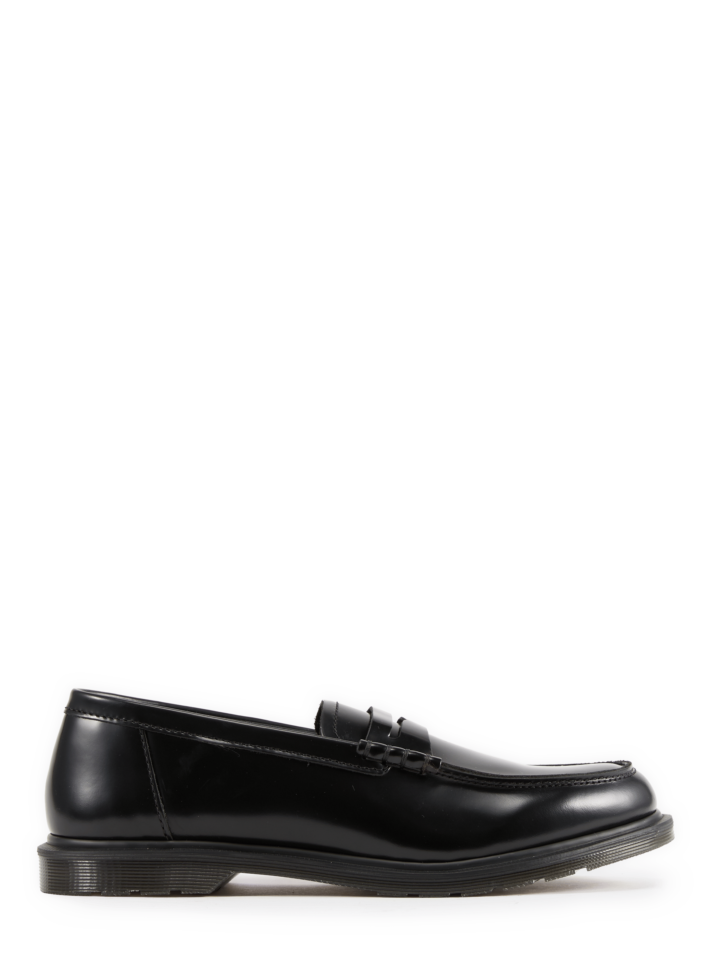 Mocassins en cuir verni DR. MARTENS Noir
