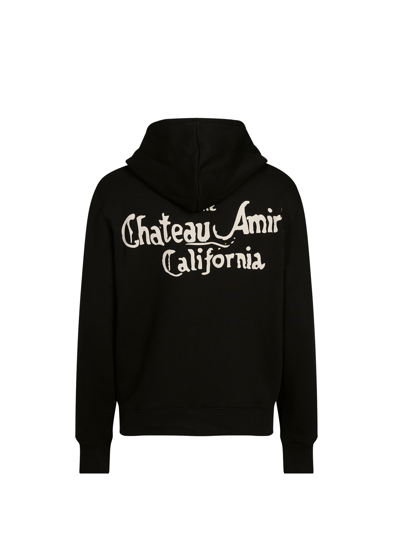 Hoodie imprimé à capuche en coton AMIRI Black
