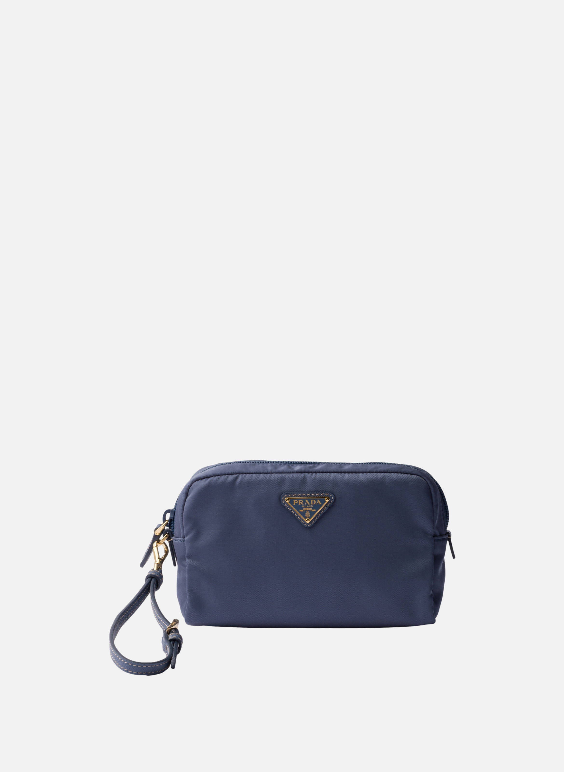 Petite pochette en re-nylon PRADA Bleu