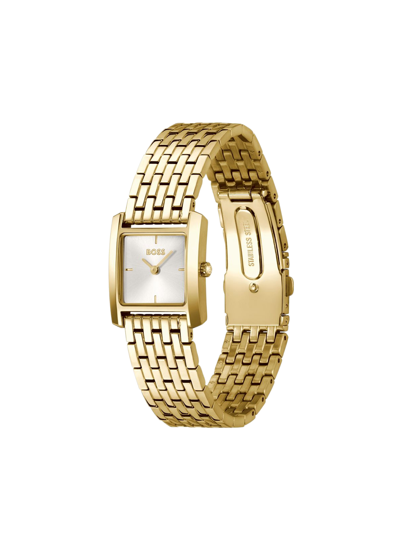 Montre quartz Lucy Scala en acier inoxydable BOSS MONTRES Argent