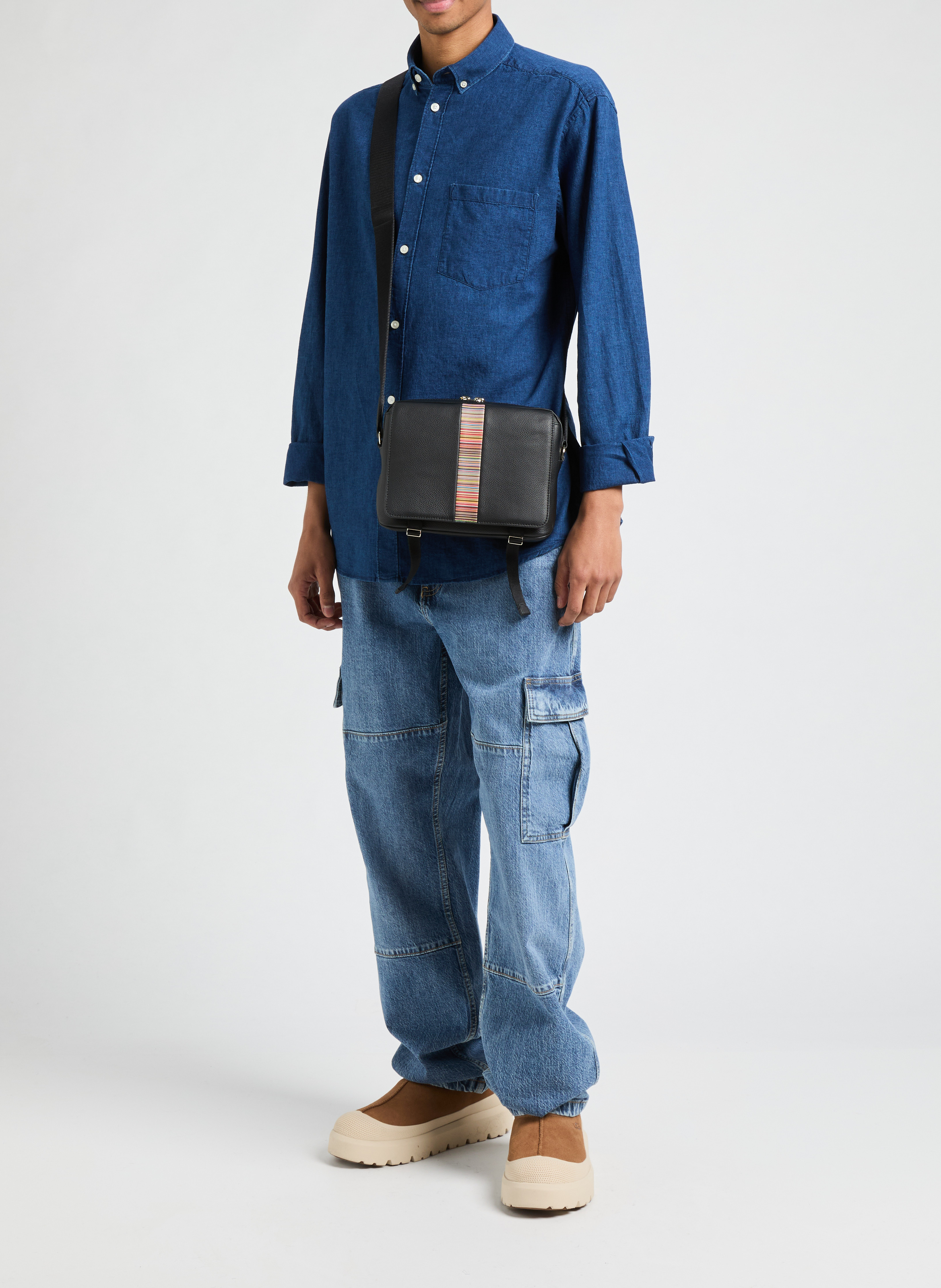 Chemise aspect jean Fambray AU PRINTEMPS PARIS Bleu