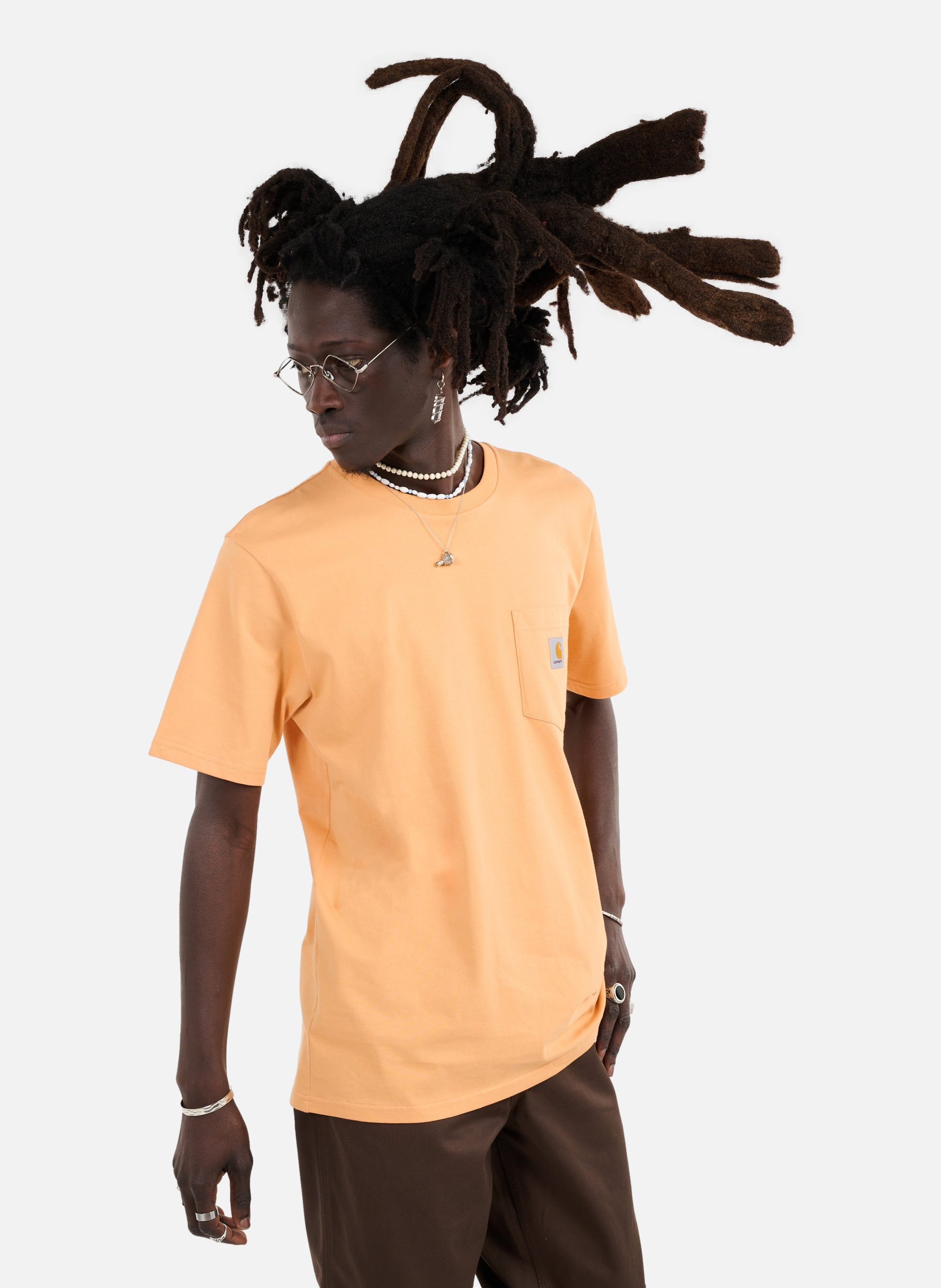 T-shirt pocket CARHARTT WIP Orange