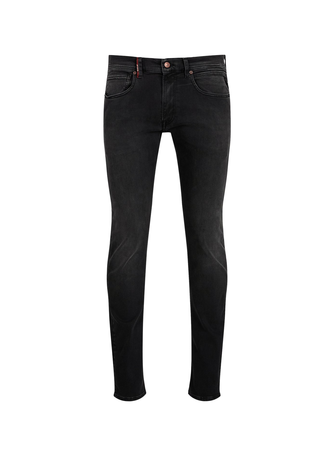 Grover straight fit jeans in blended cotton REPLAY Grey
