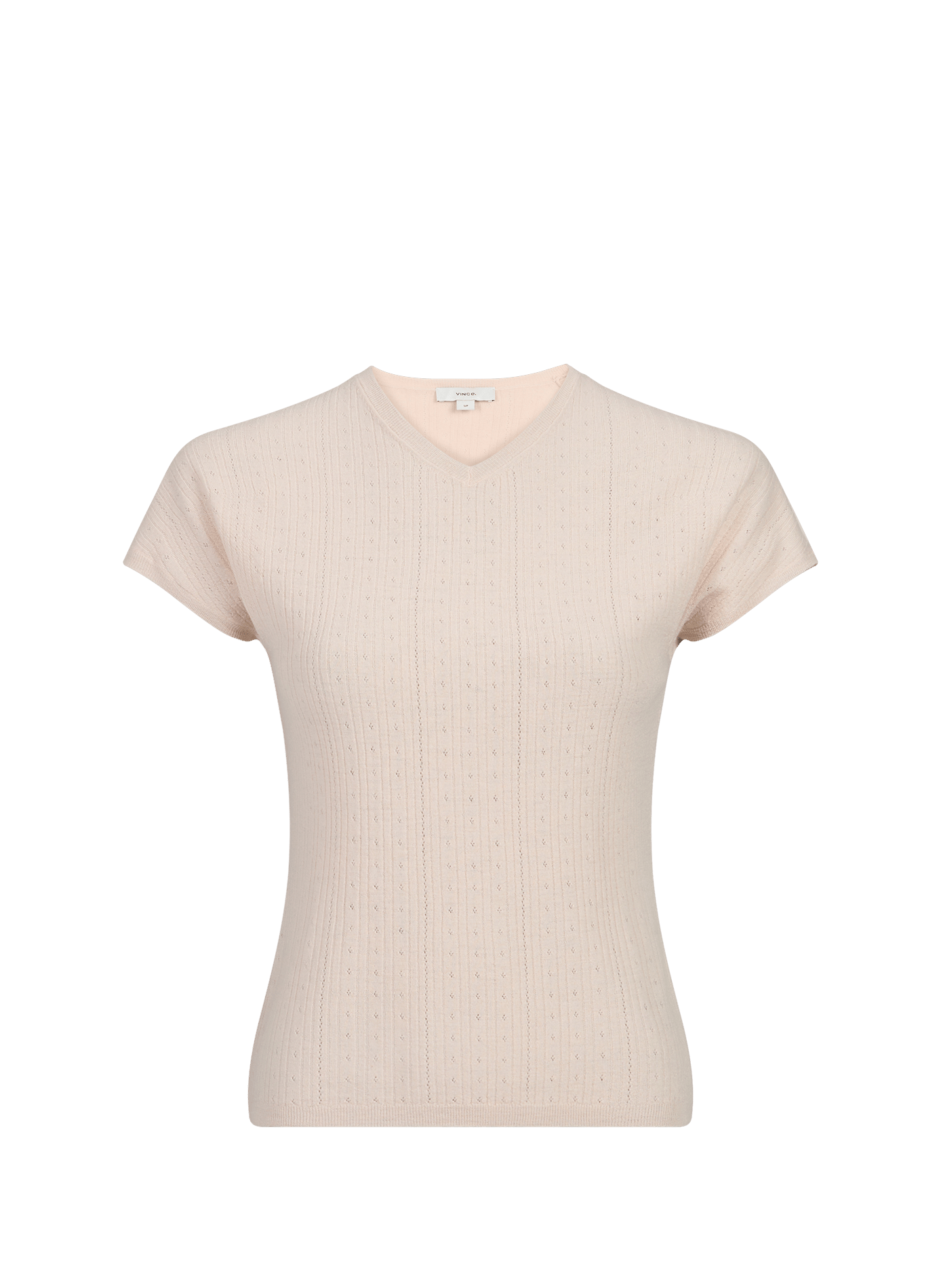 Wool V-neck top VINCE Beige