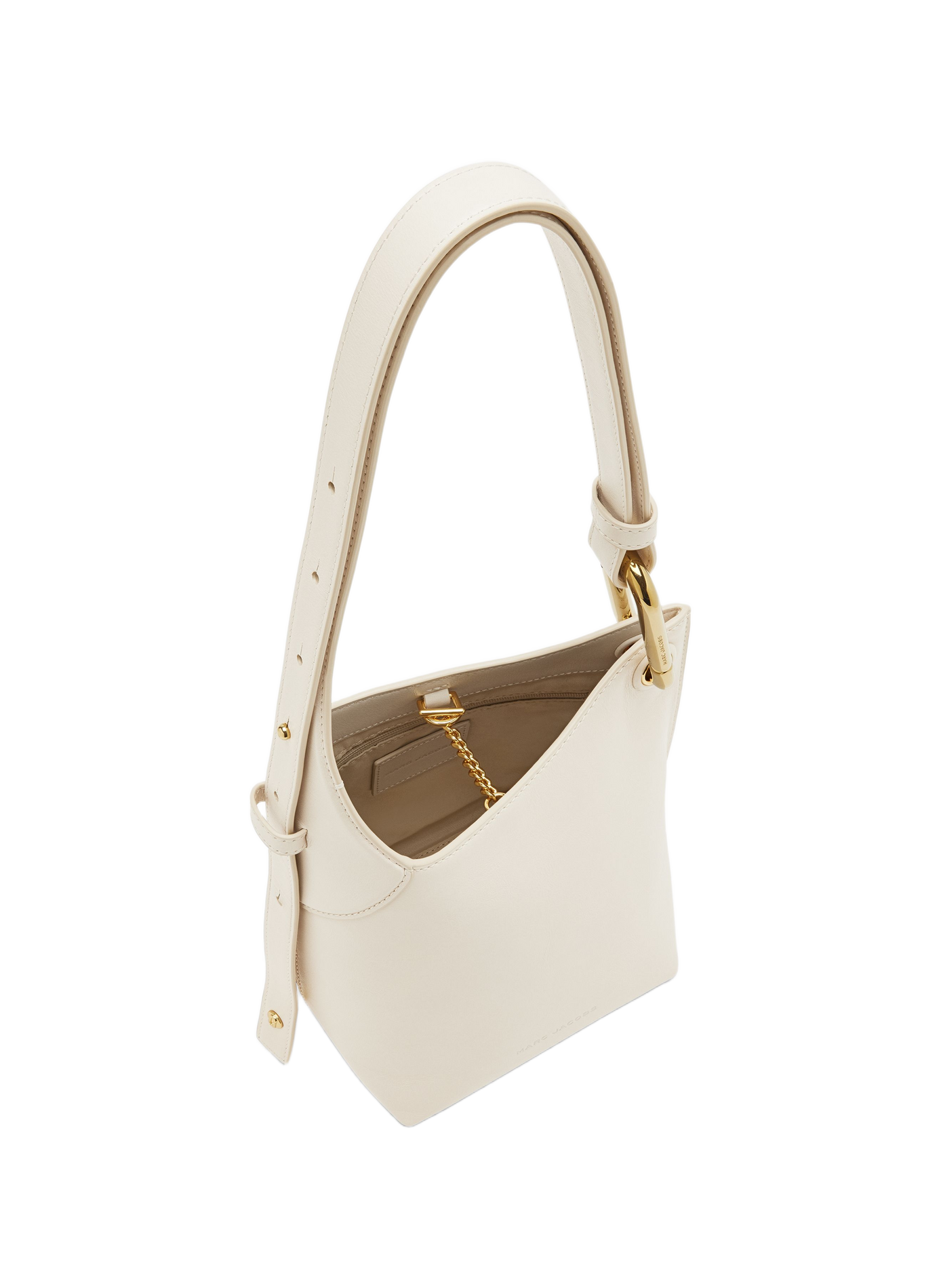 The Scene Bucket leather shoulder bag MARC JACOBS White