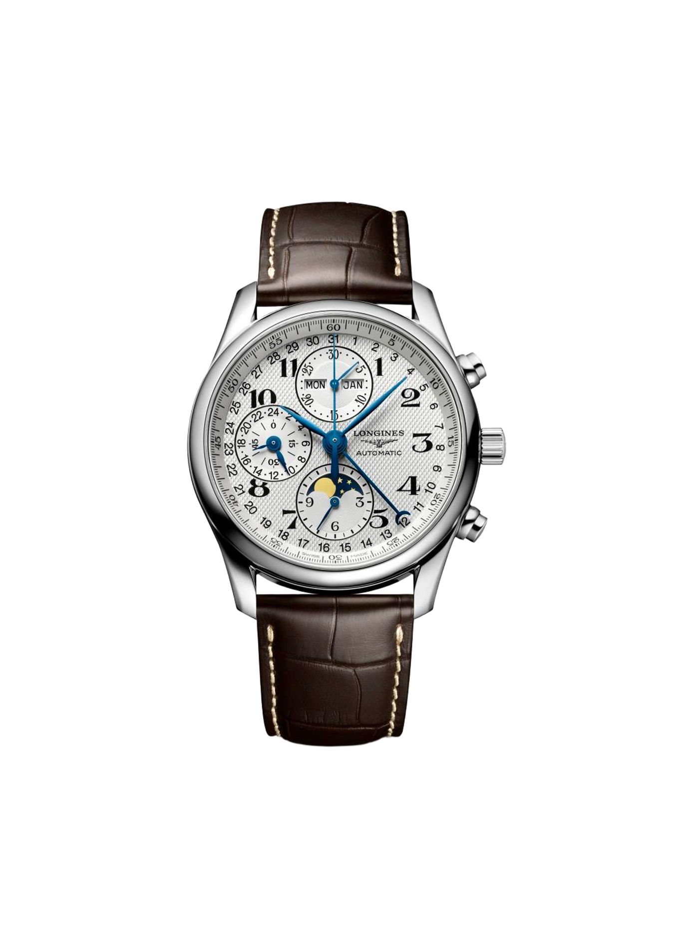 Montre automatique The Longines Master Collection en cuir