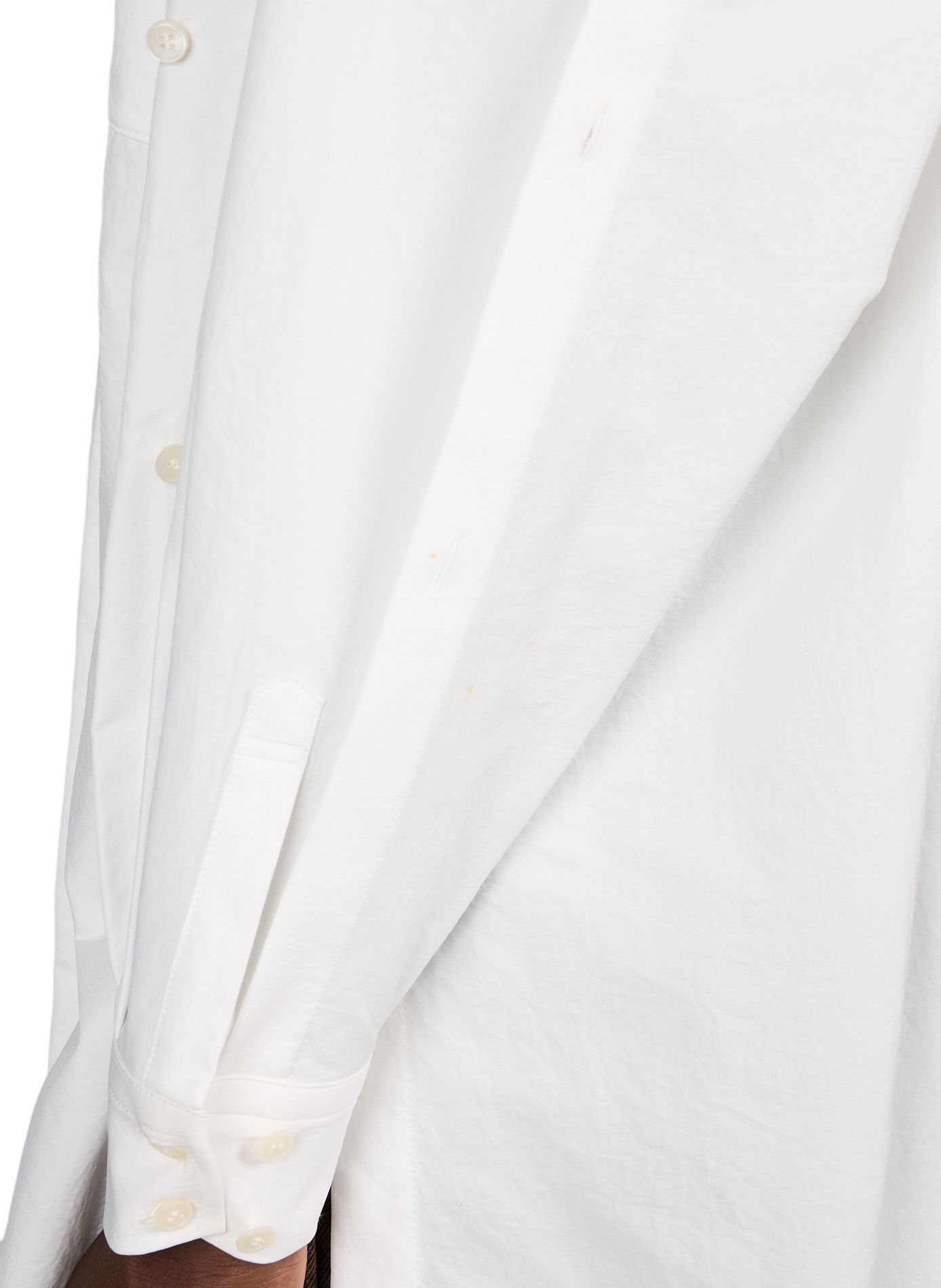 Wide multifunctional detachable shirt | White WANSIE Men