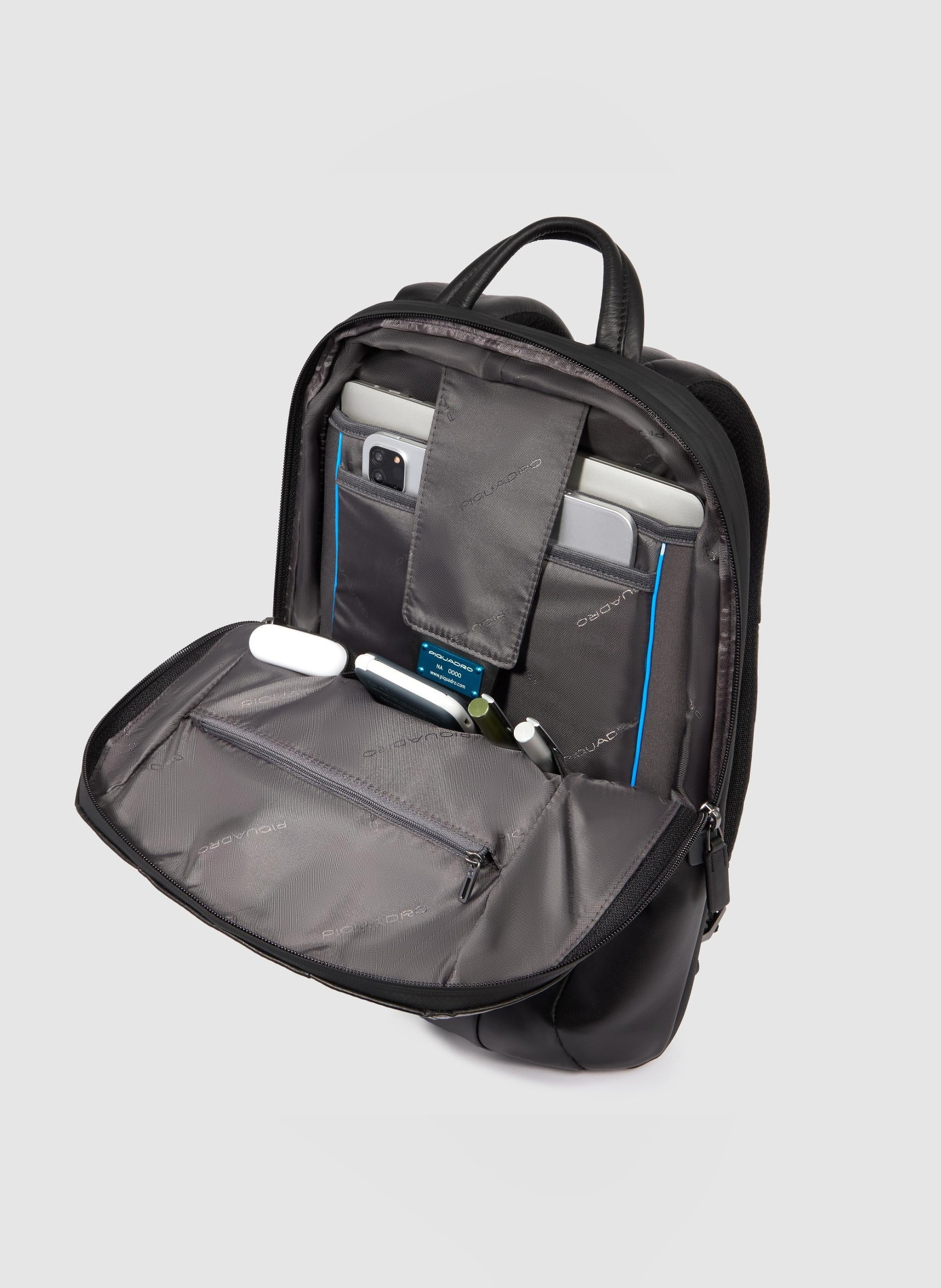 Sac à dos extensible pour ordinateur 15,6" PIQUADRO Noir