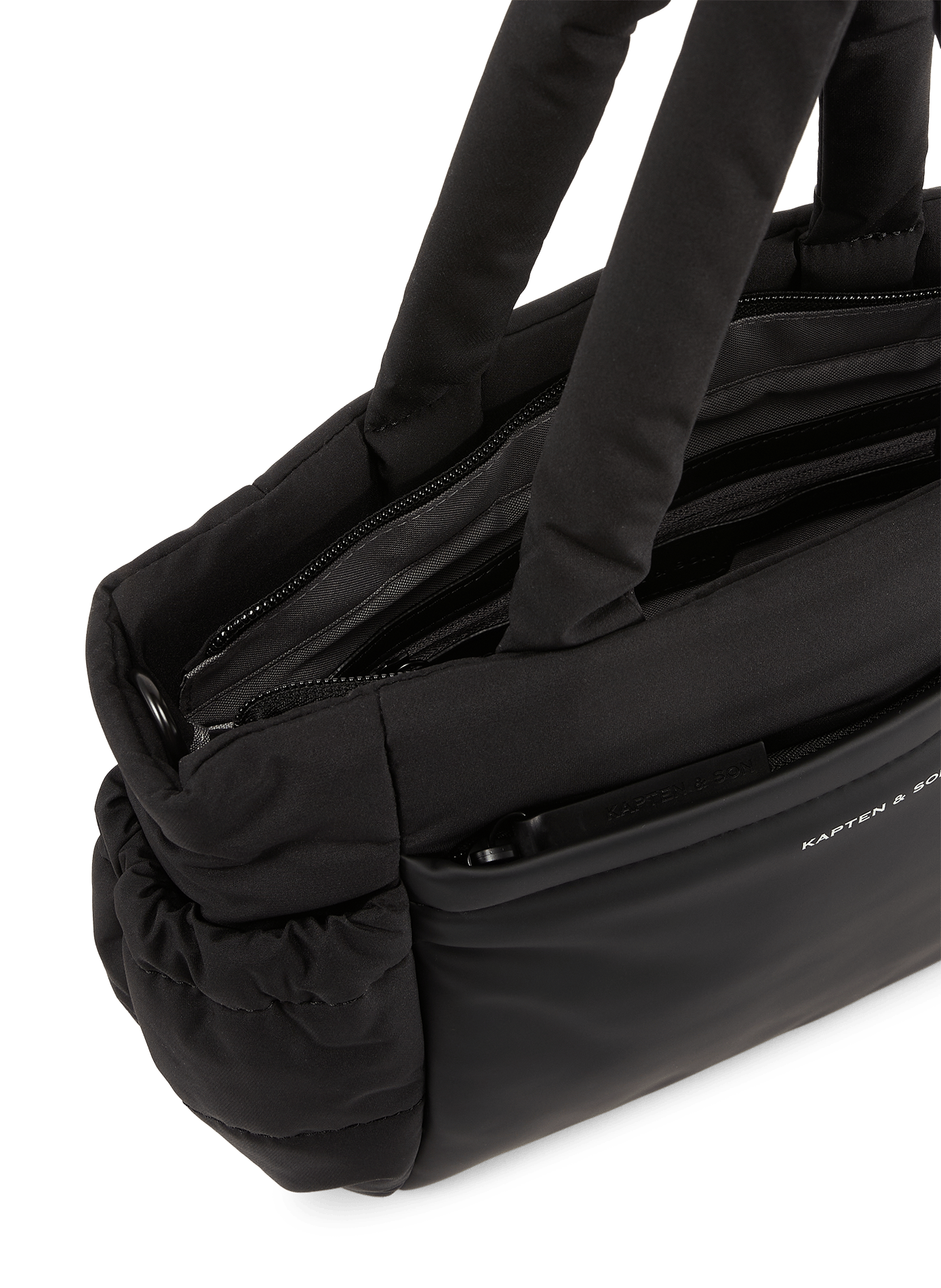 Sac Hellvi cloud small matelassé KAPTEN & SON Noir