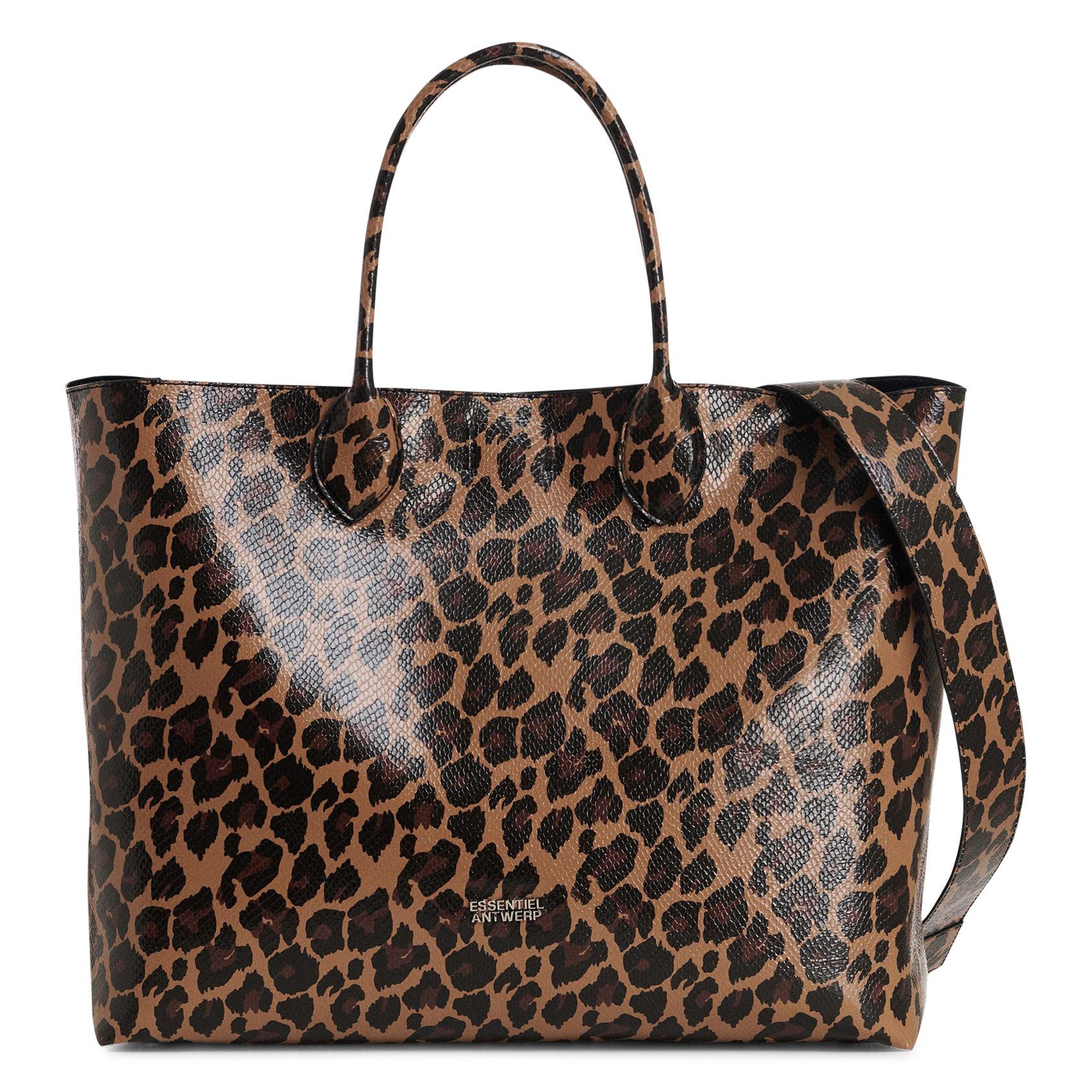Sac cabas à carreaux konstantin ESSENTIEL ANTWERP Noir