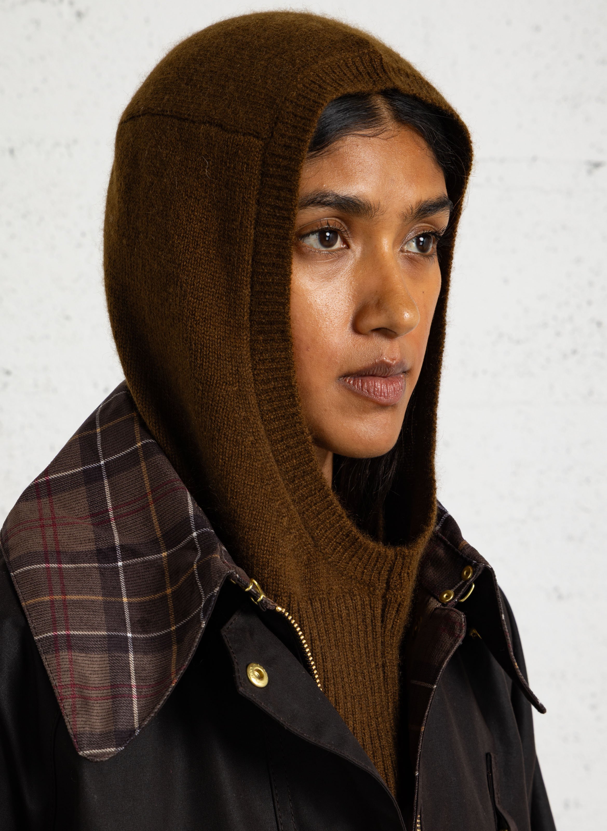 Cagoule en cachemire gala MAISON 123 Vert