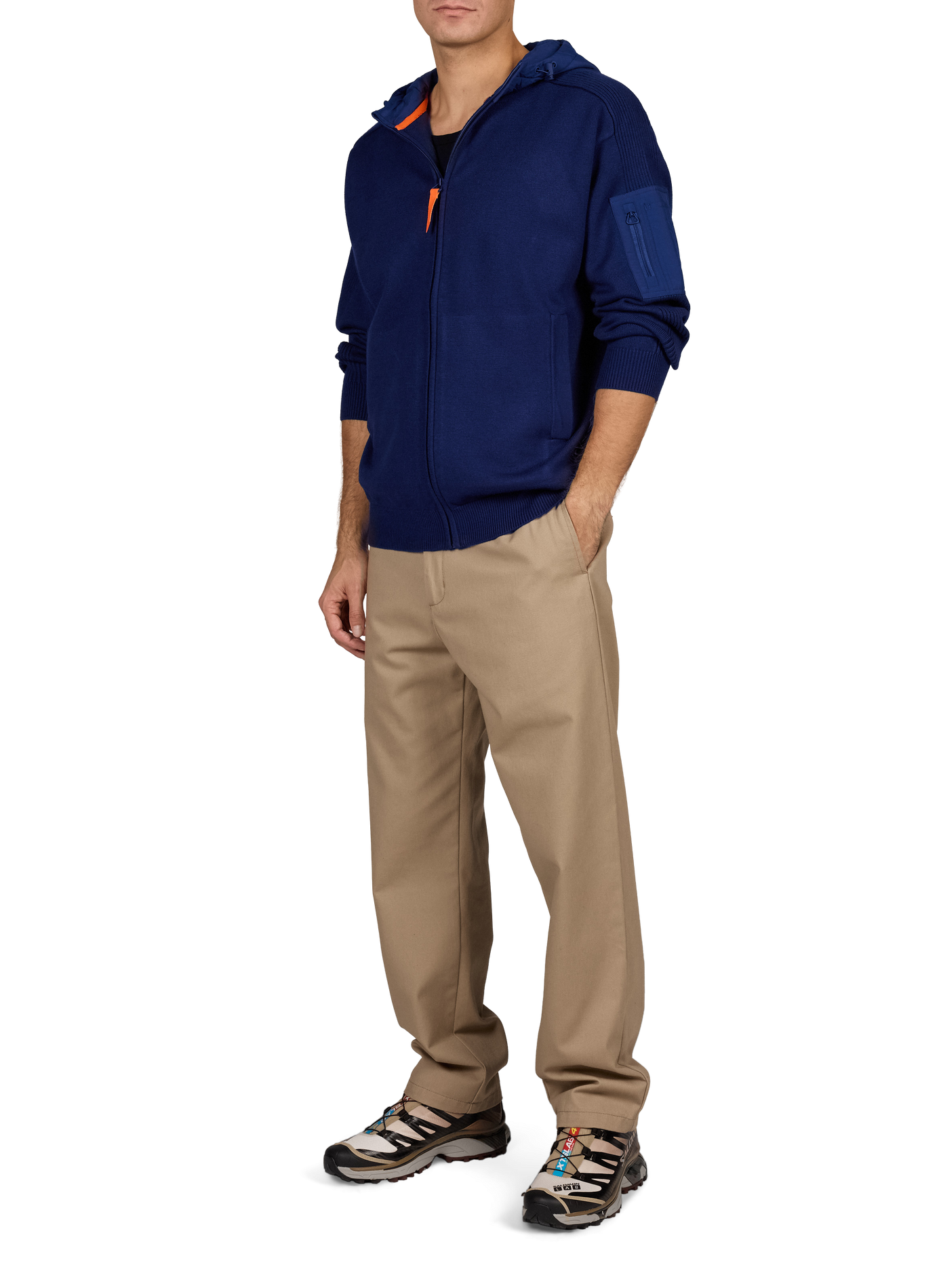 Straight-fit Seb high-neck sweatshirt GERTRUDE Blue