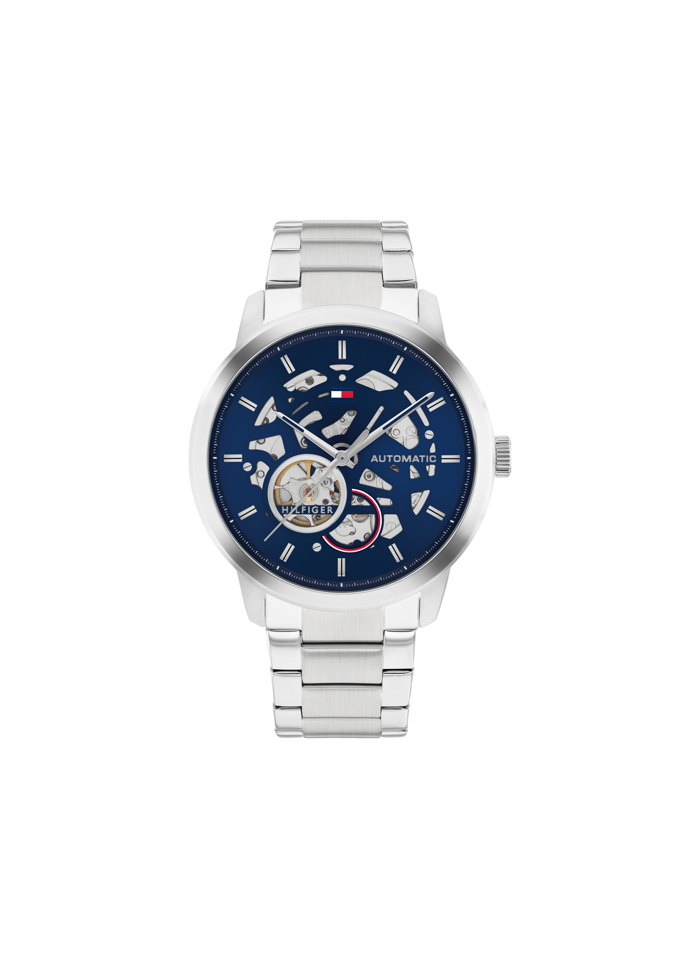 Automatische Uhr Henry aus Edelstahl TOMMY HILFIGER Blau