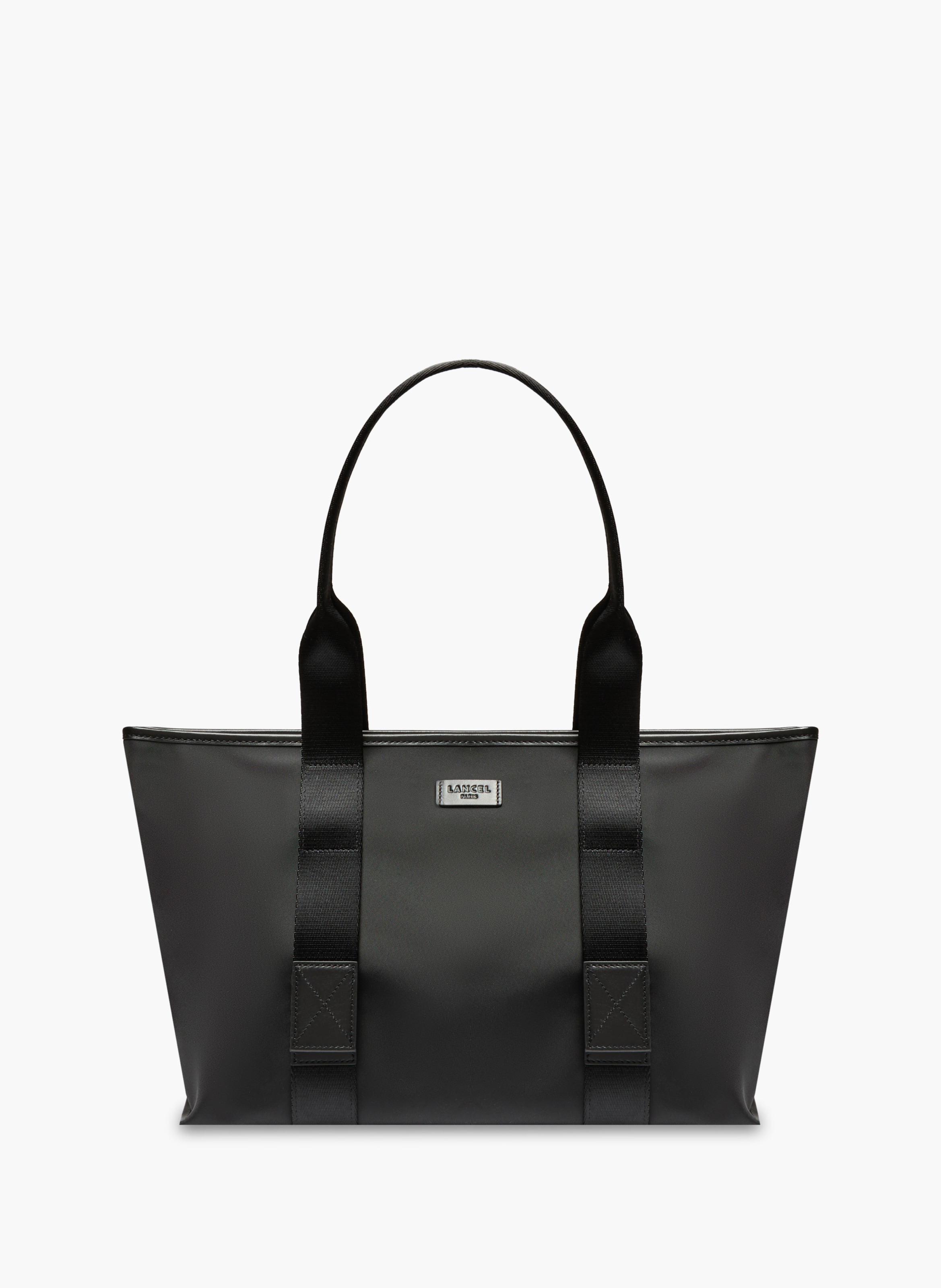 Sac cabas zippé l mistral rollable de lancel en nylon LANCEL Noir