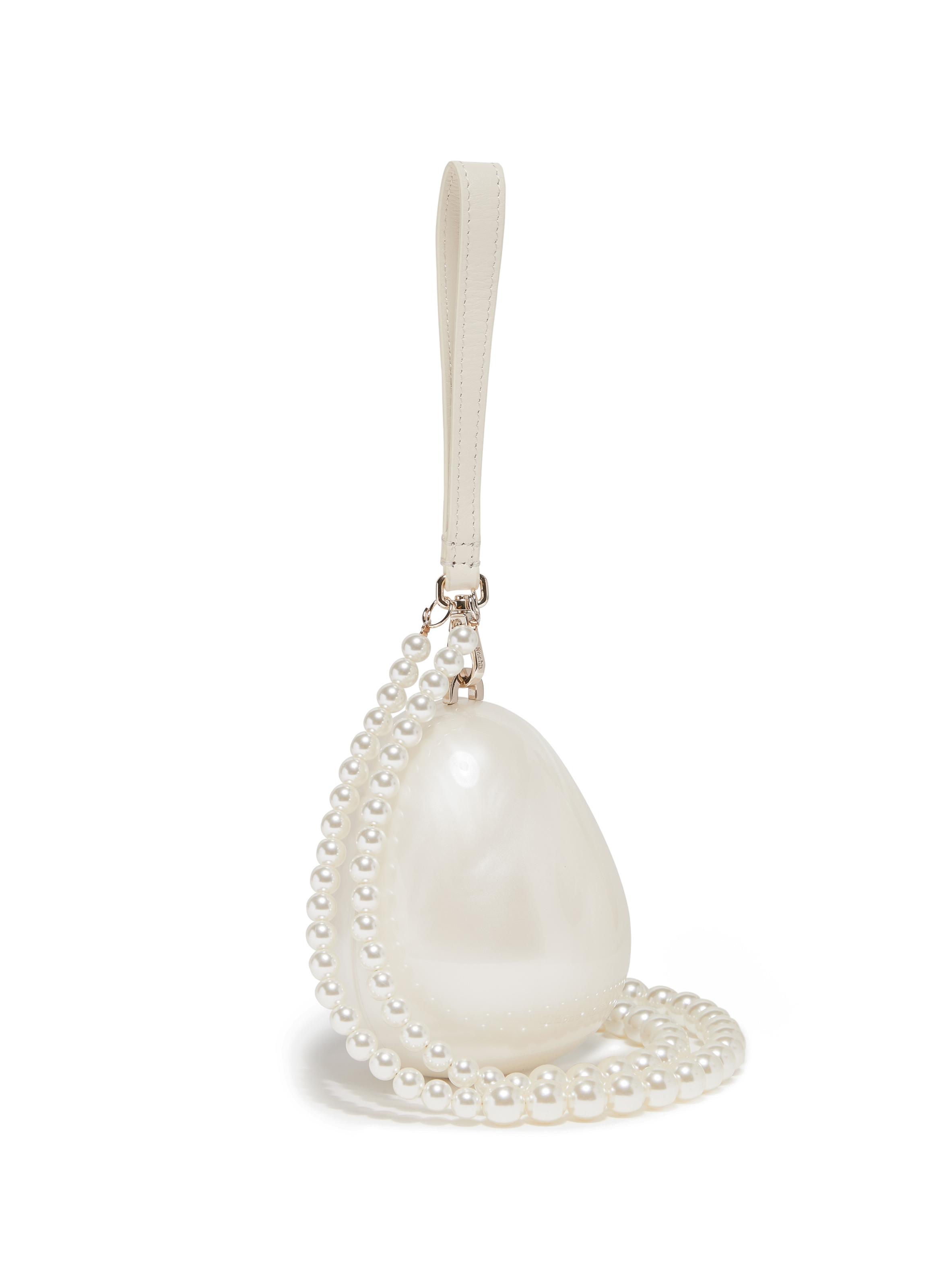 Micro Egg pearl bag SIMONE ROCHA Beige