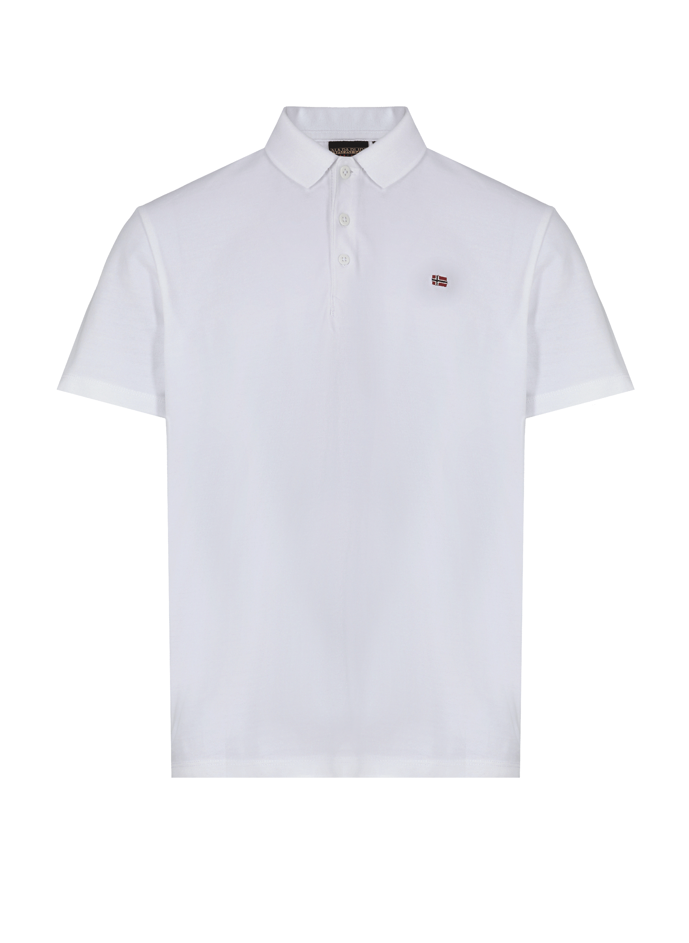 Polo droit en coton