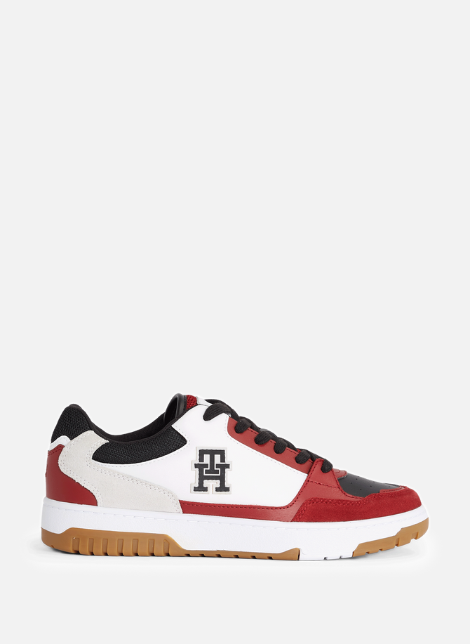 TOMMY HILFIGER low-top leather trainers