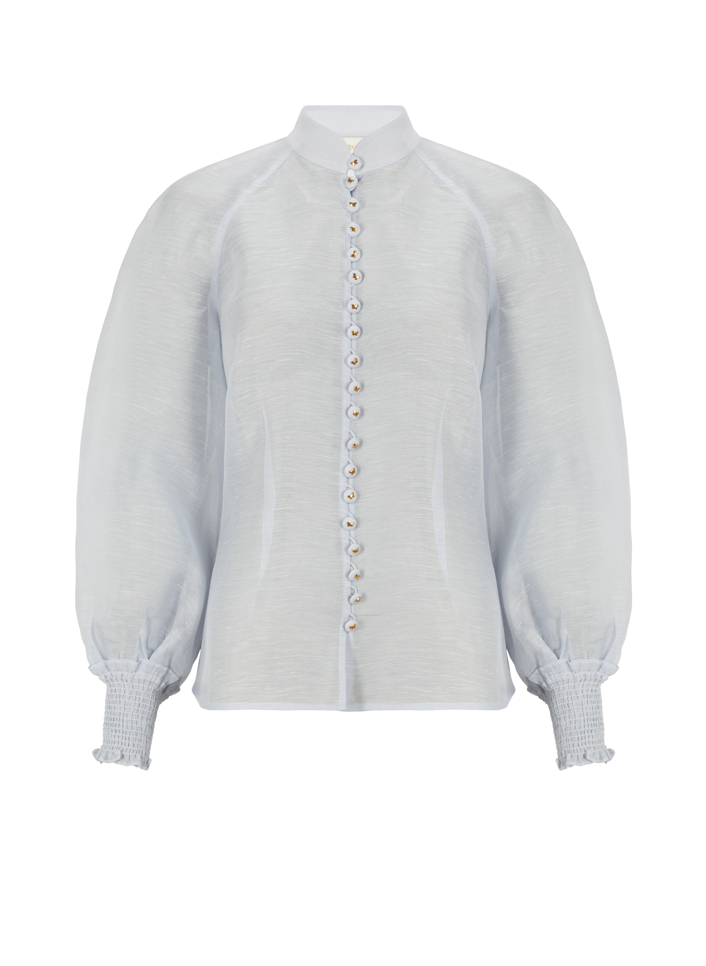 Blouse en lin et soie