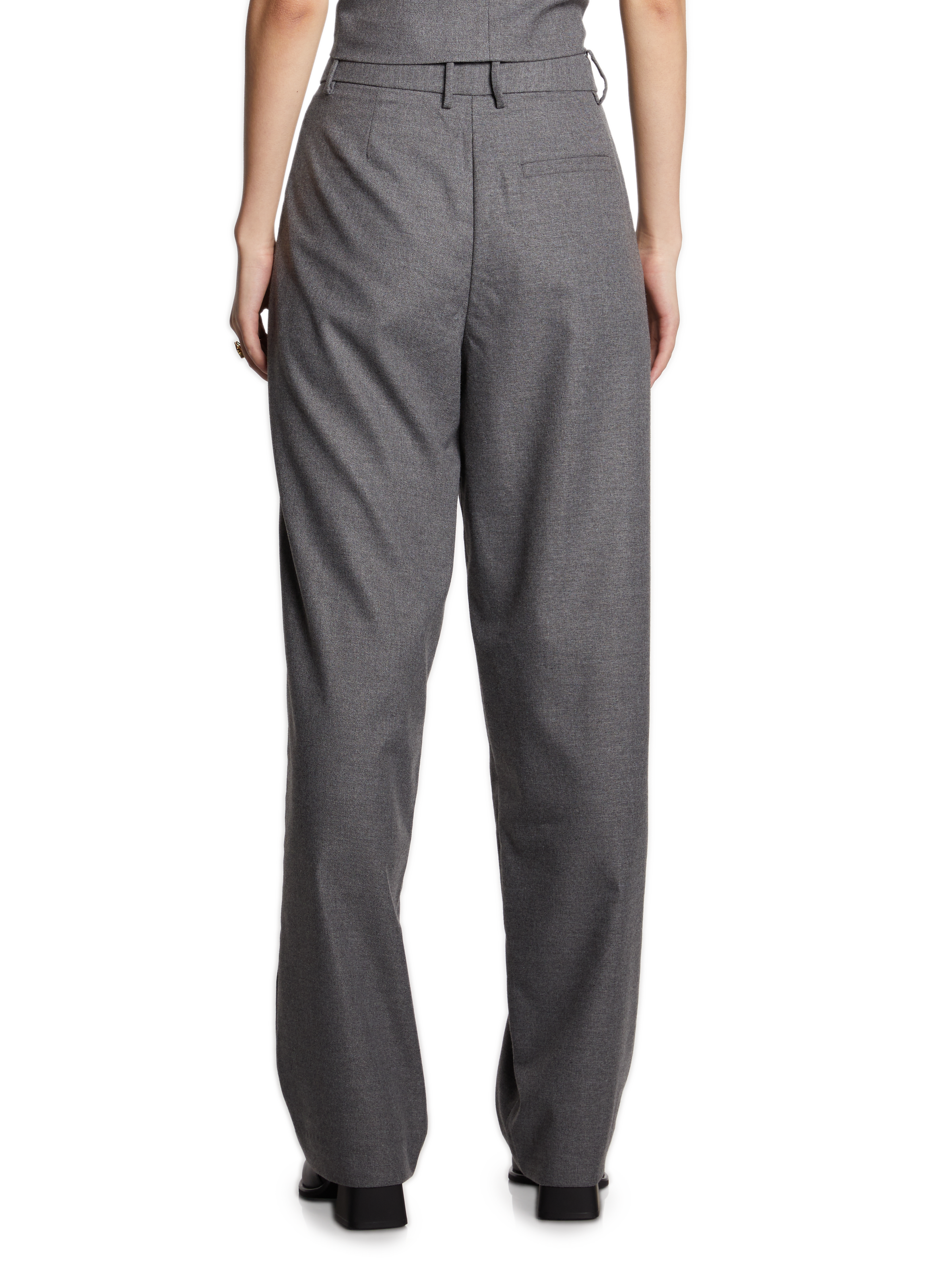 Pantalon droit  SAMSOE SAMSOE Gris