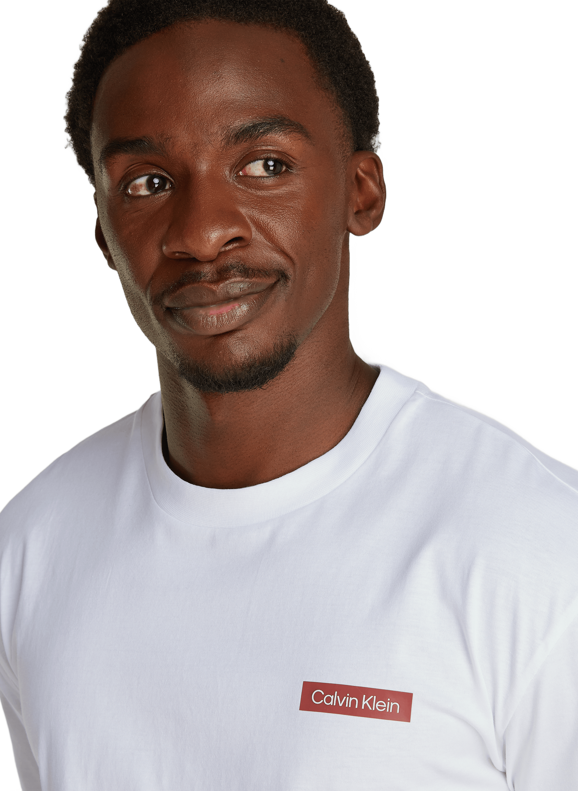 T-shirt imprimé en coton CALVIN KLEIN Blanc