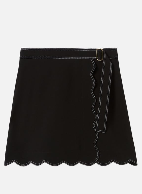 Jupe courte évasée Noir by CLAUDIE PIERLOT CLAUDIE PIERLOT Jupe courte évasée Noir