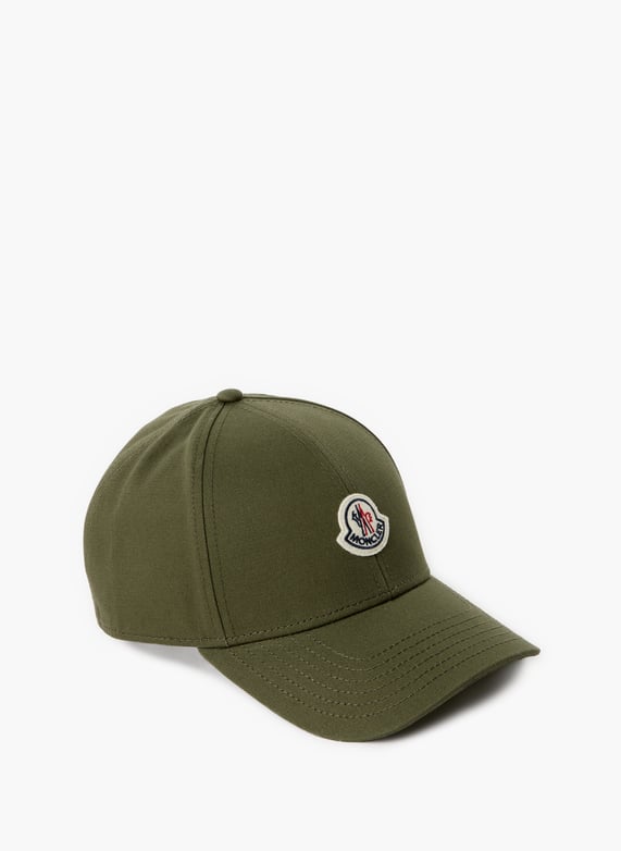 Embroidered cotton baseball cap Green Moncler - Men | Printemps.com Embroidered cotton baseball cap Green Moncler - Men | Printemps.com