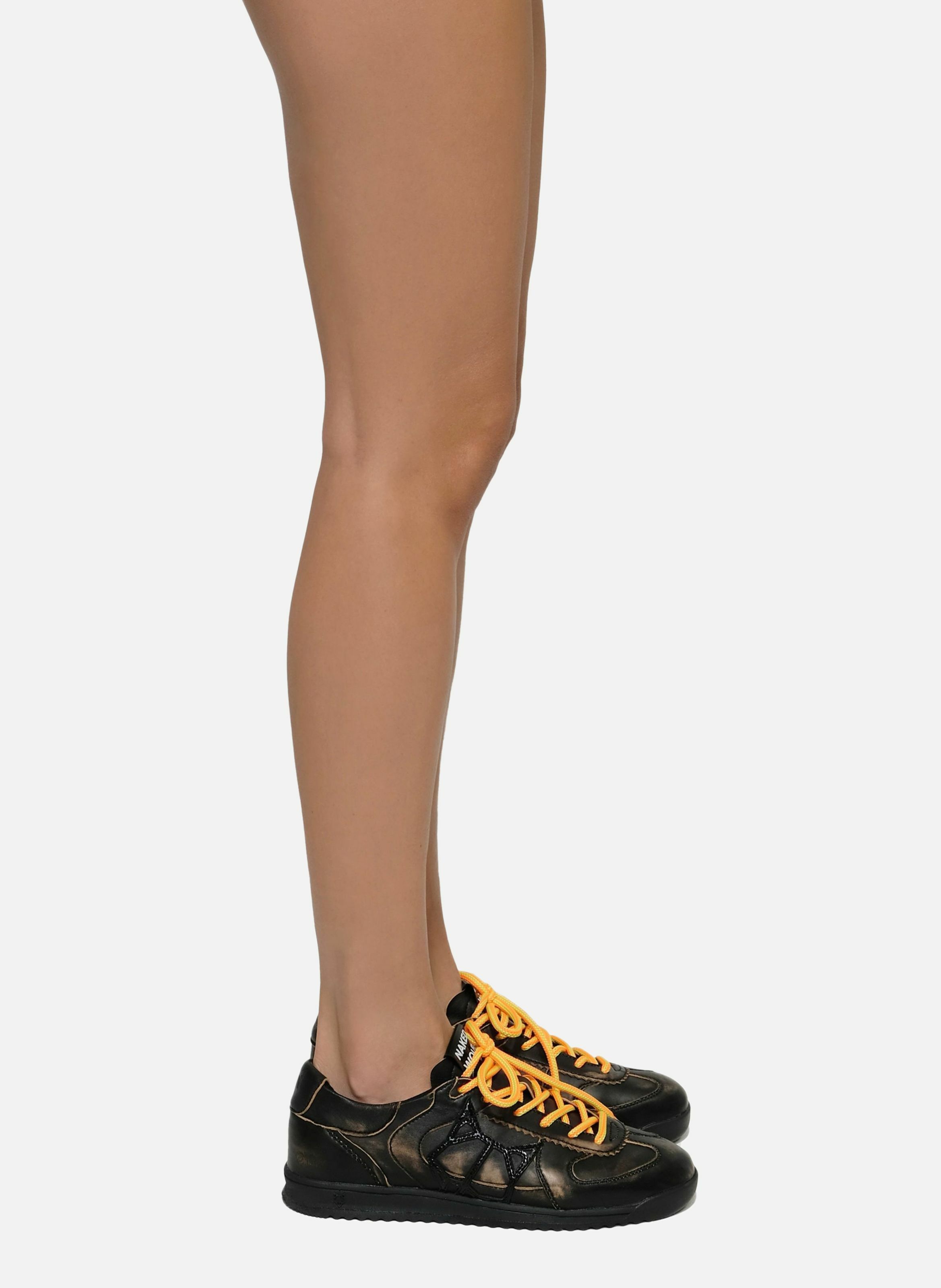 Baskets exposuree NAKED WOLFE Noir