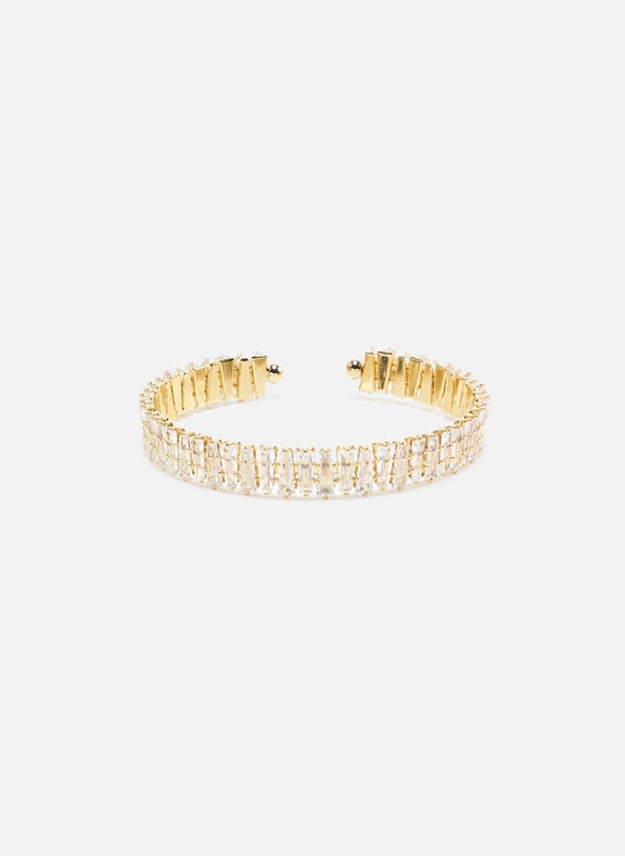 Bracelet en Zirconium Doré by AU PRINTEMPS PARIS AU PRINTEMPS PARIS Bracelet en Zirconium Doré
