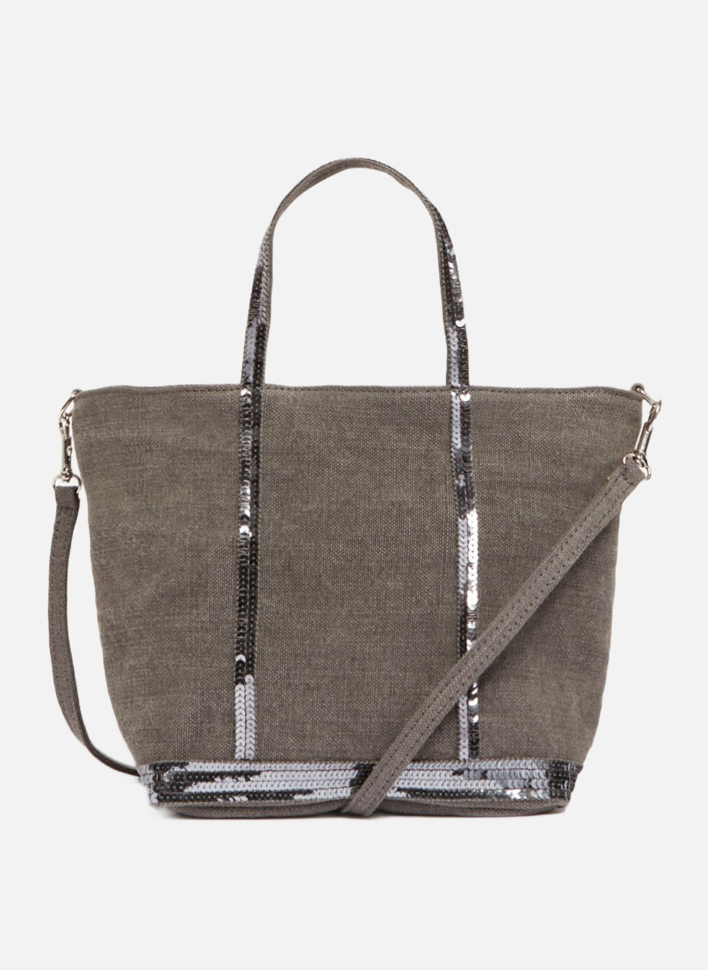 VANESSA BRUNO Cabas s en lin Gris