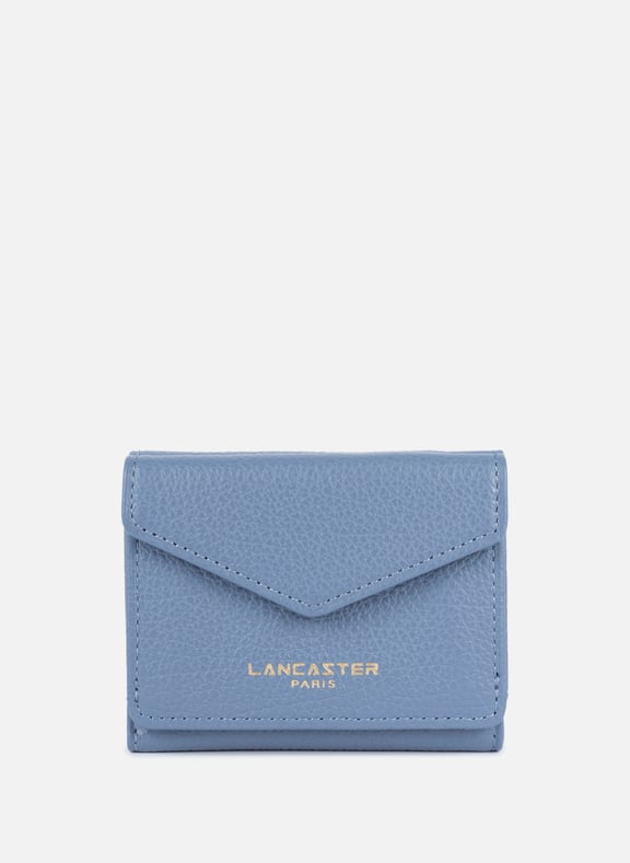 Mini back to back wallet - Dune Blue by LANCASTER LANCASTER Mini back to back wallet - Dune Blue