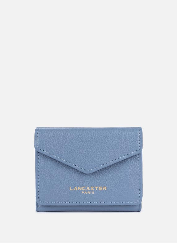 Mini portefeuille dos à dos - dune | Bleu by LANCASTER Mini portefeuille dos à dos - dune Bleu