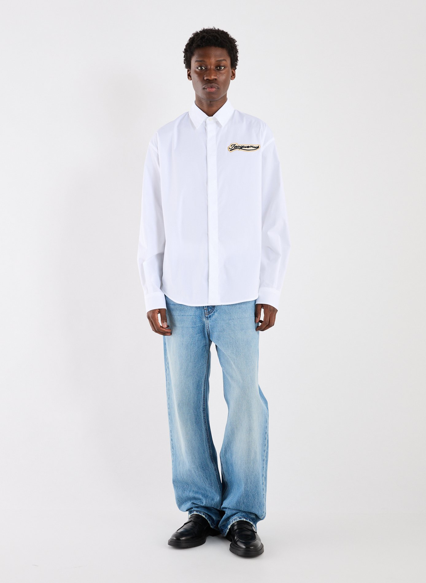 The Simon cotton shirt JACQUEMUS White