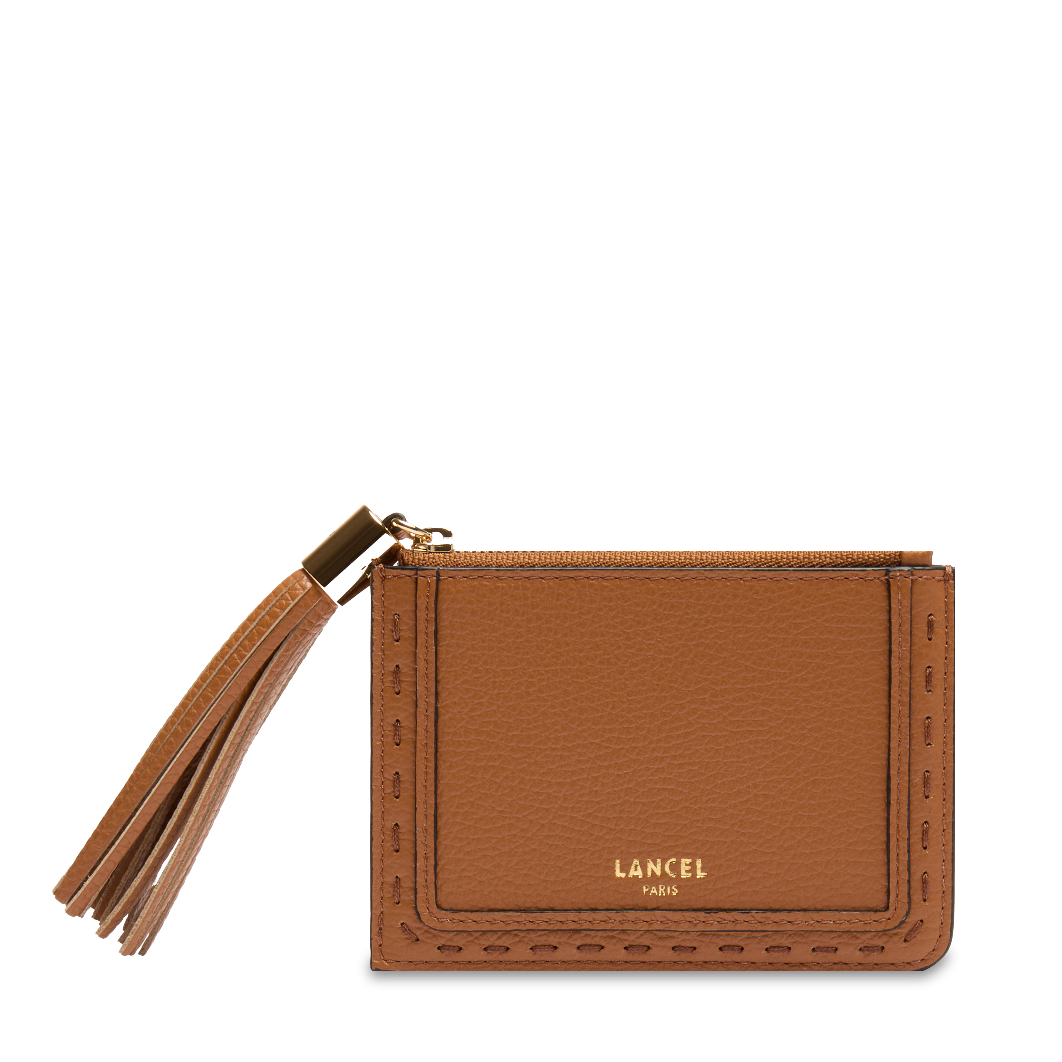 Porte-cartes premier flirt de lancel en cuir LANCEL Marron