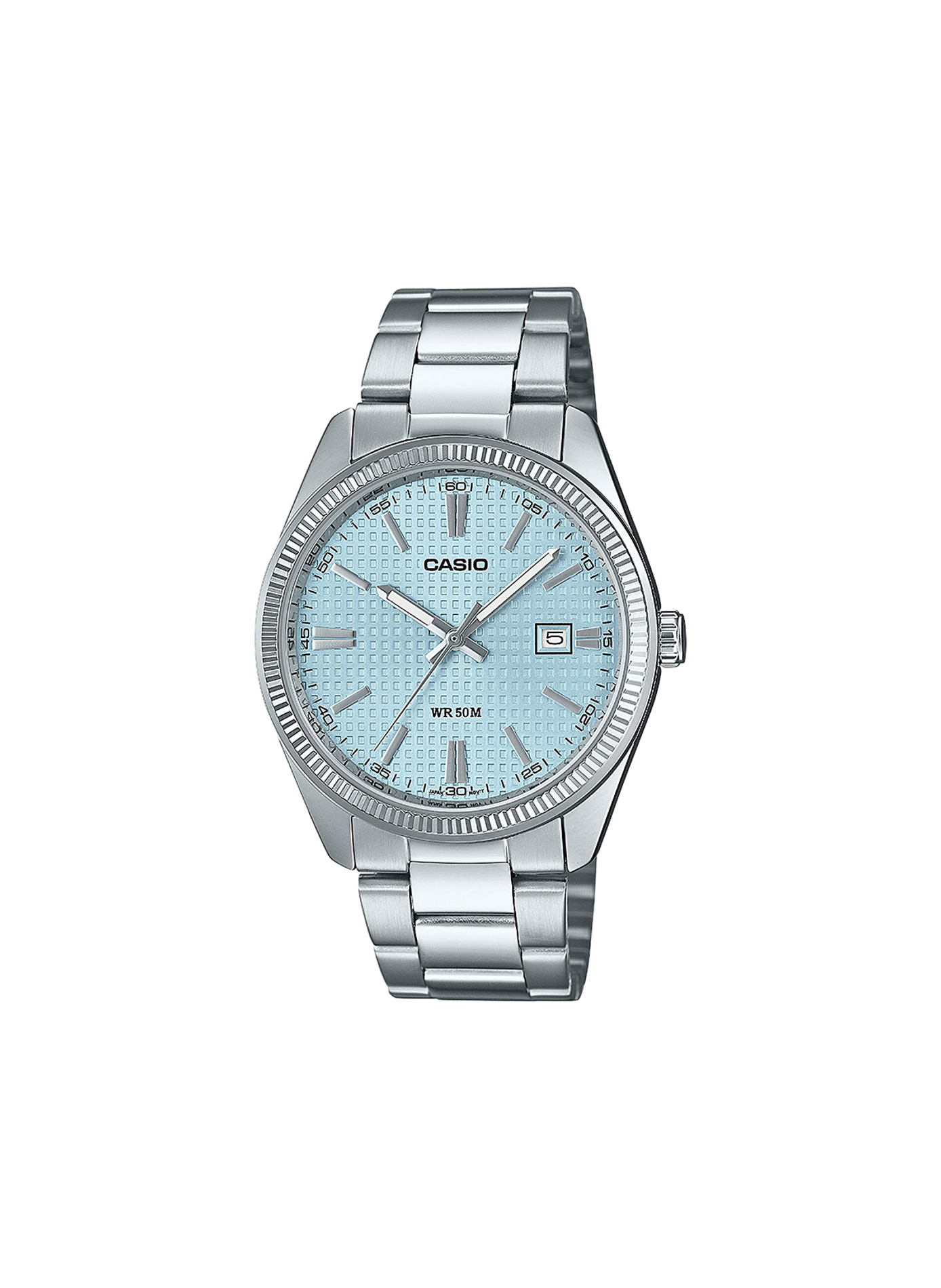 Montre quartz en acier CASIO Argent