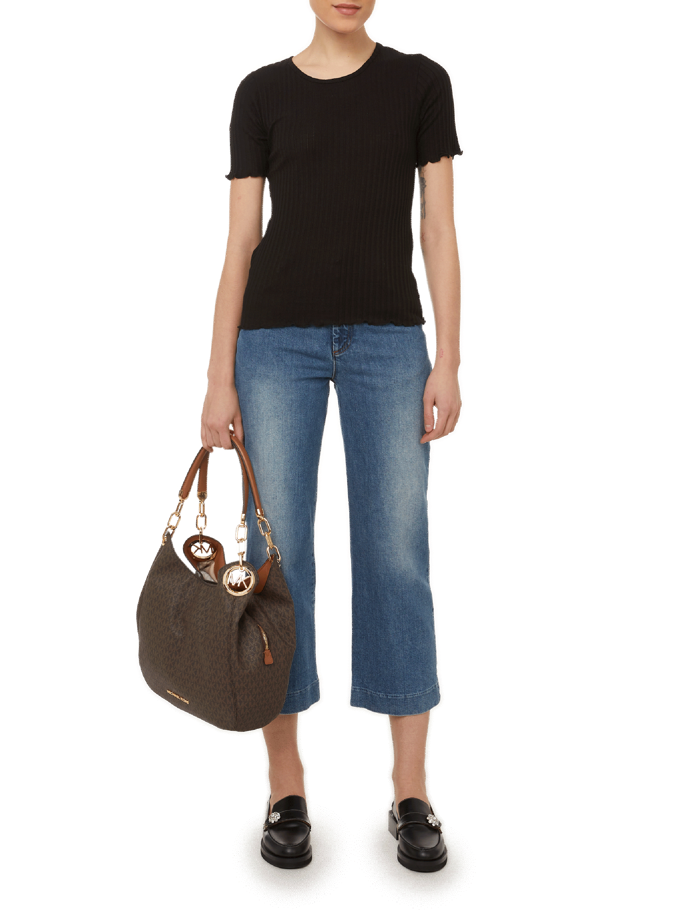 Monogrammed shoulder bag MICHAEL KORS Multicolour