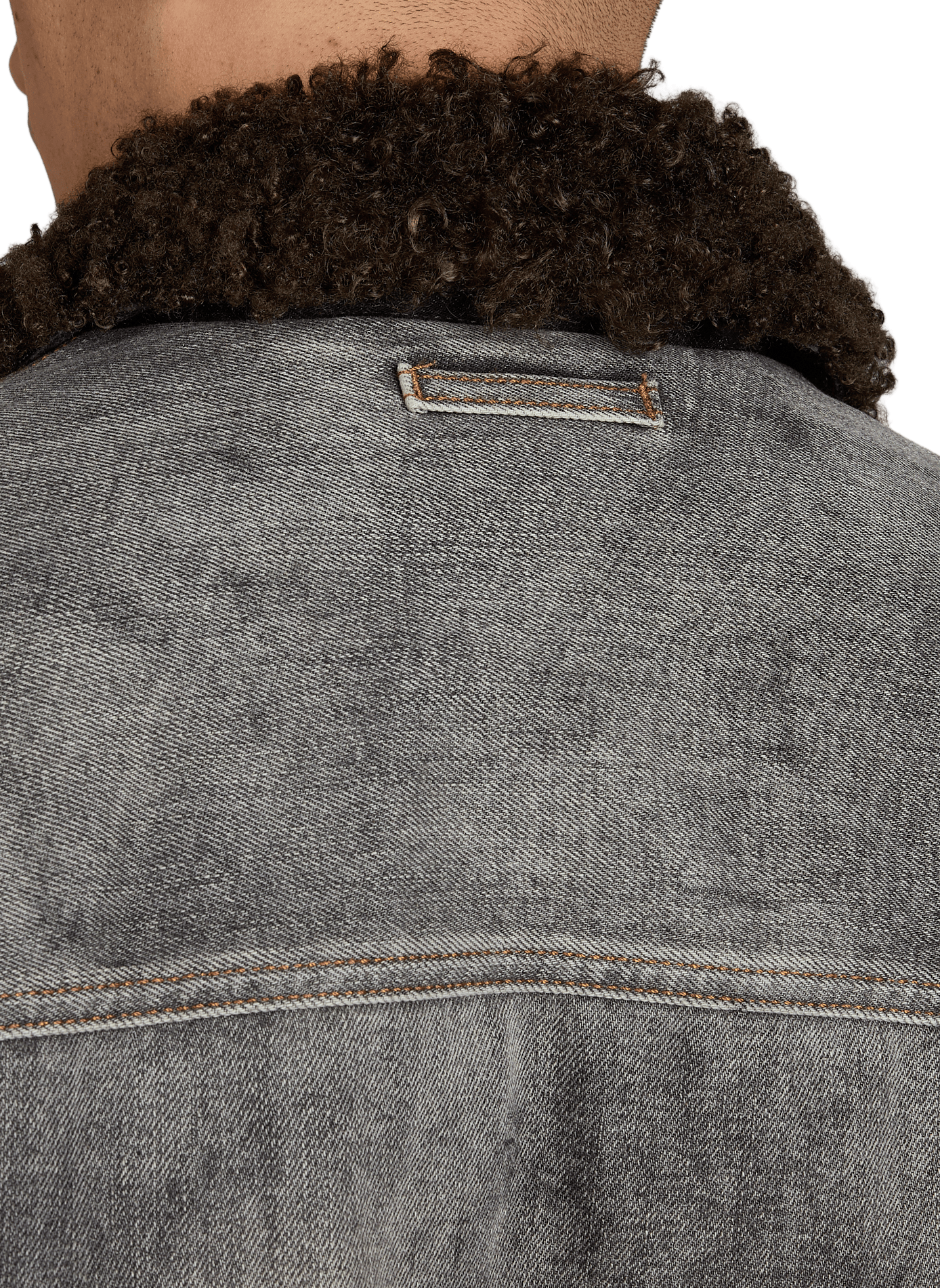 Veste en jean avec doublure ACNE STUDIOS Noir