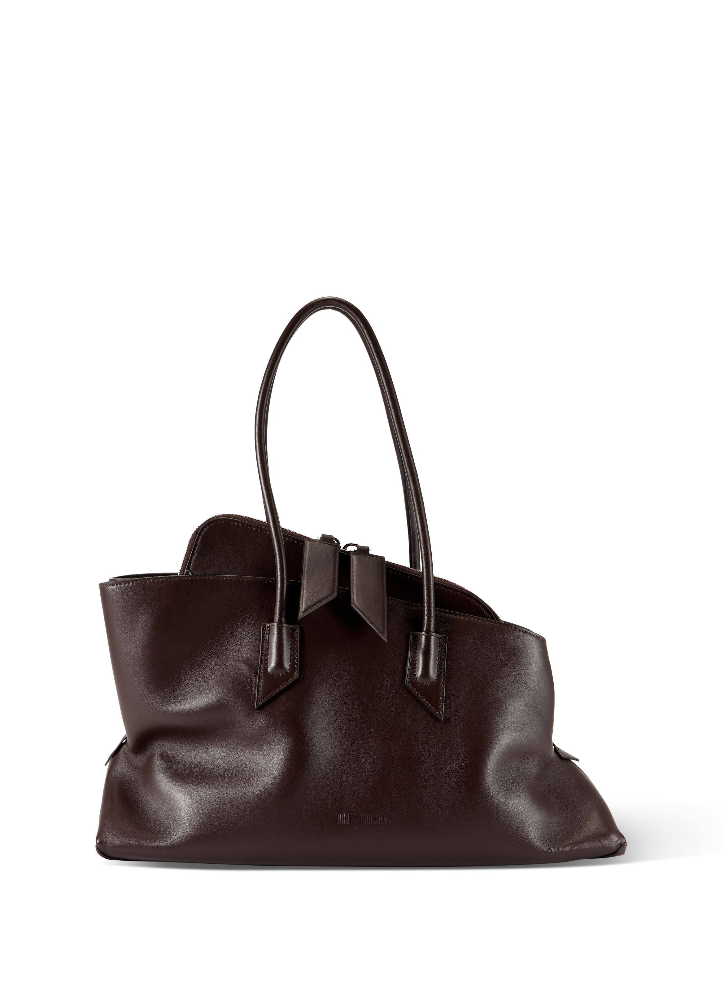 Calfskin leather Hand bag  THE ATTICO Brown