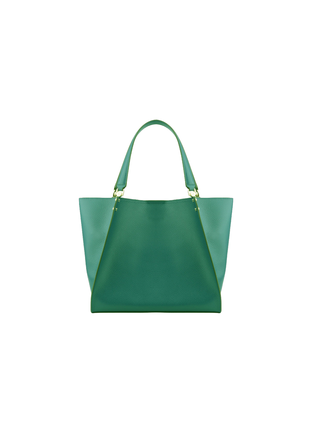 Hebdo | Sac PM en cuir de veau grainé POURCHET Vert