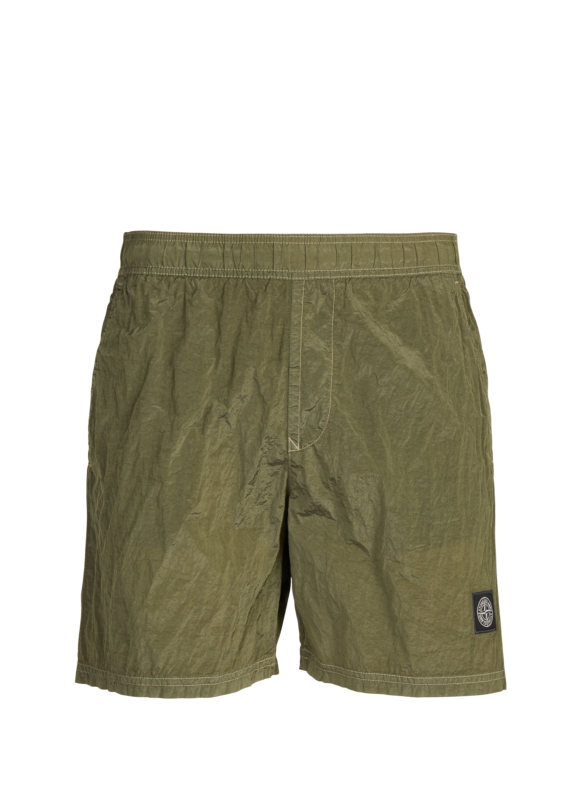 Short de bain  STONE ISLAND Kaki