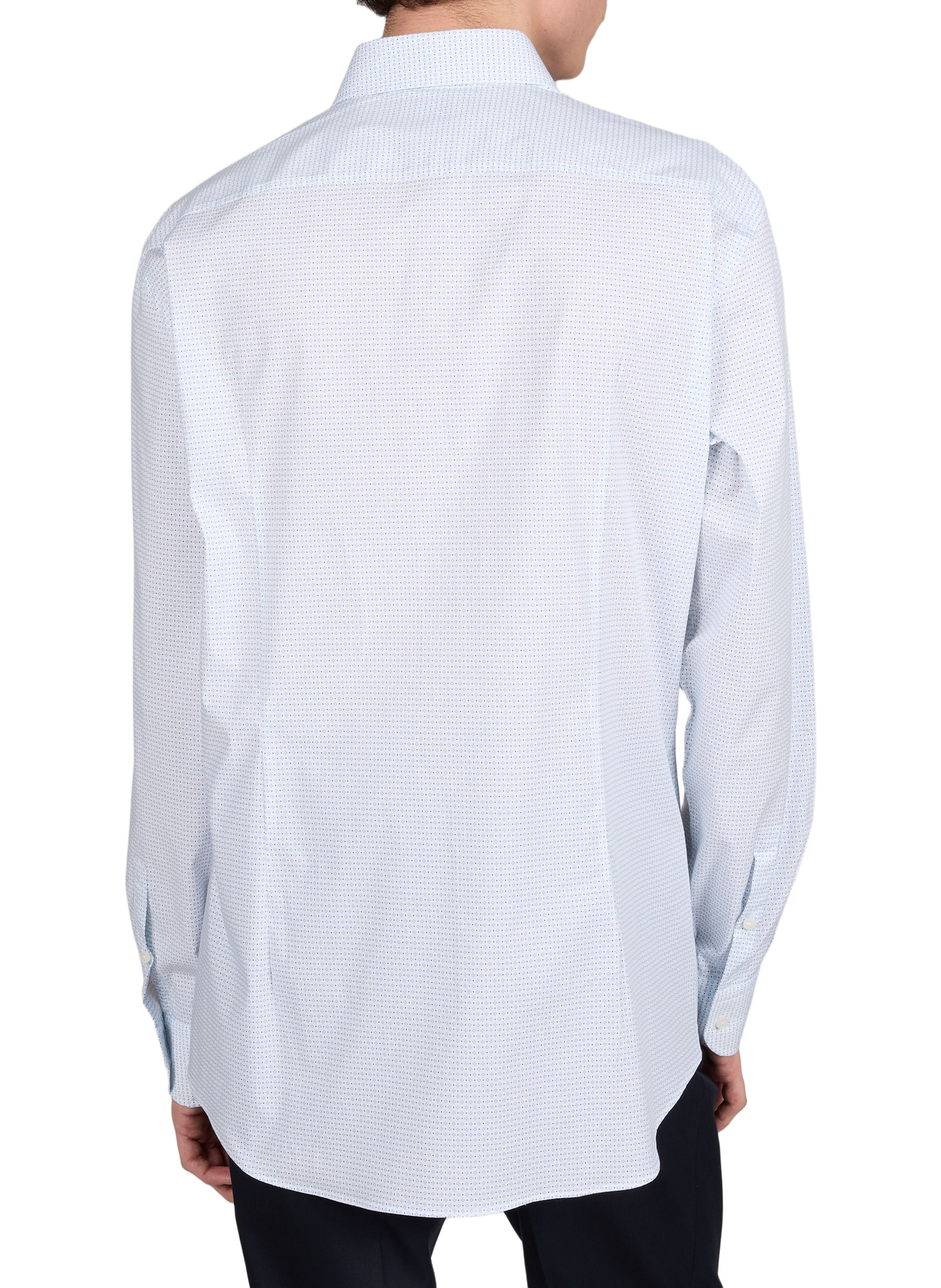 Chemise slim Hank à motif BOSS Blanc