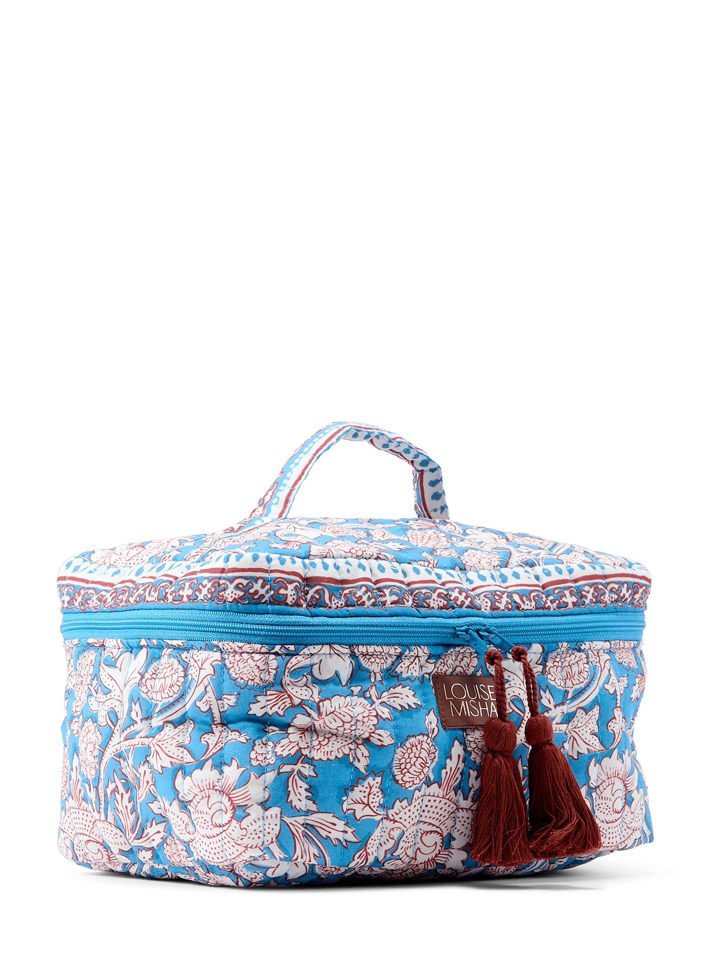 Laety printed cotton toiletry bag LOUISE MISHA Blue