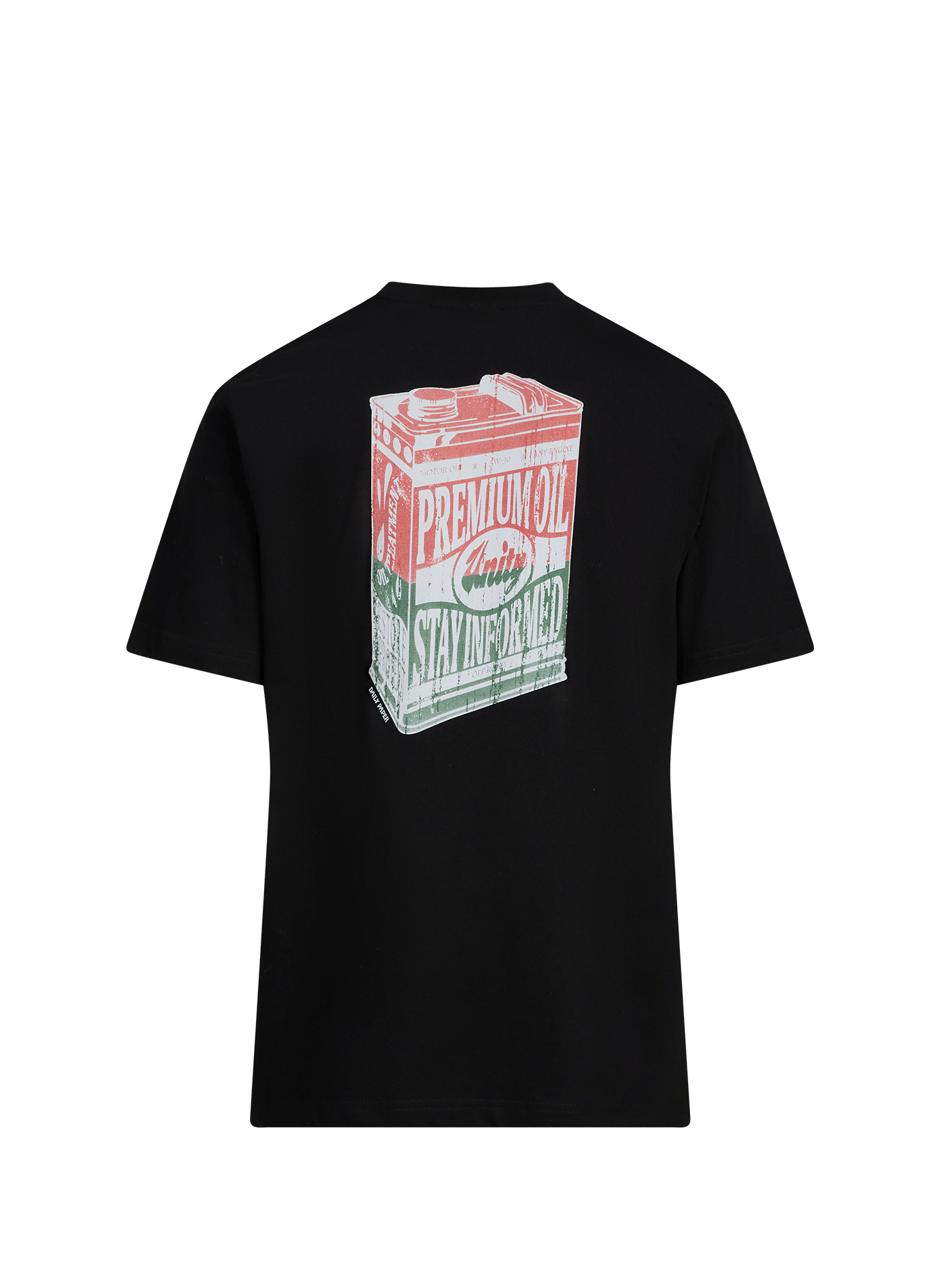 Tee-shirt col rond en coton DAILY PAPER Noir
