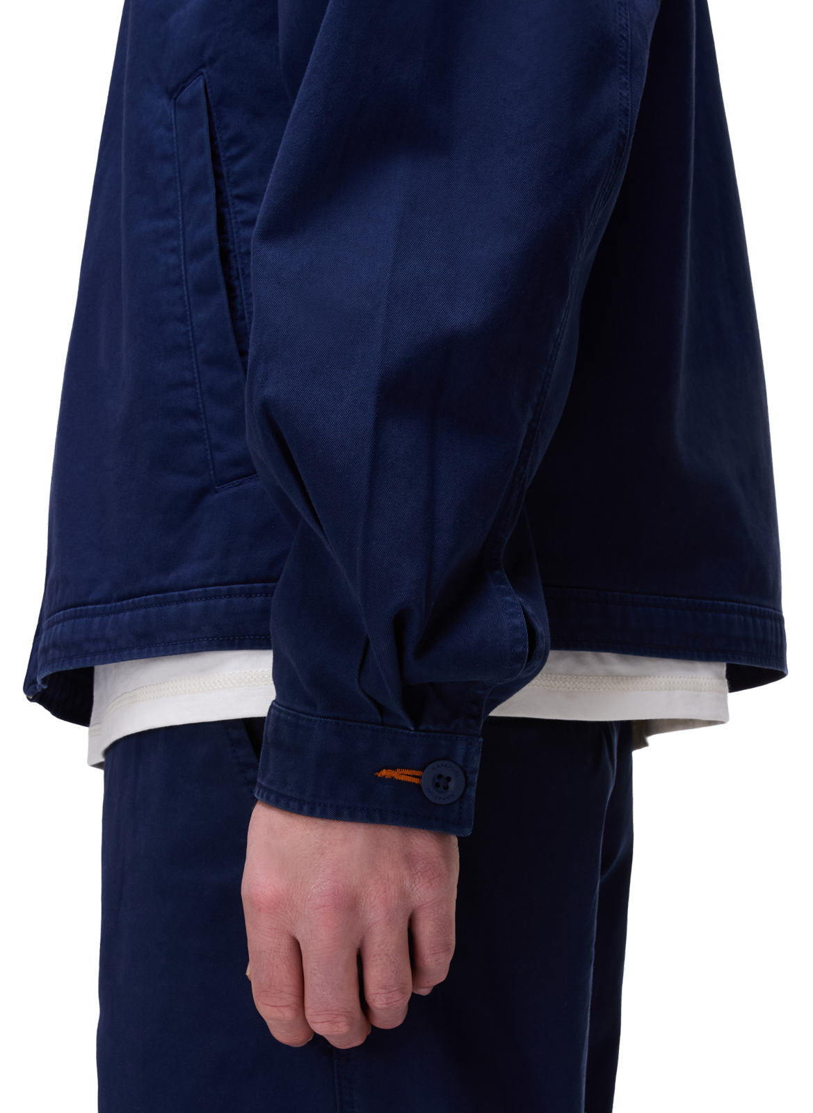 Veste droite Arrayanes à logo en coton NAPAPIJRI Bleu