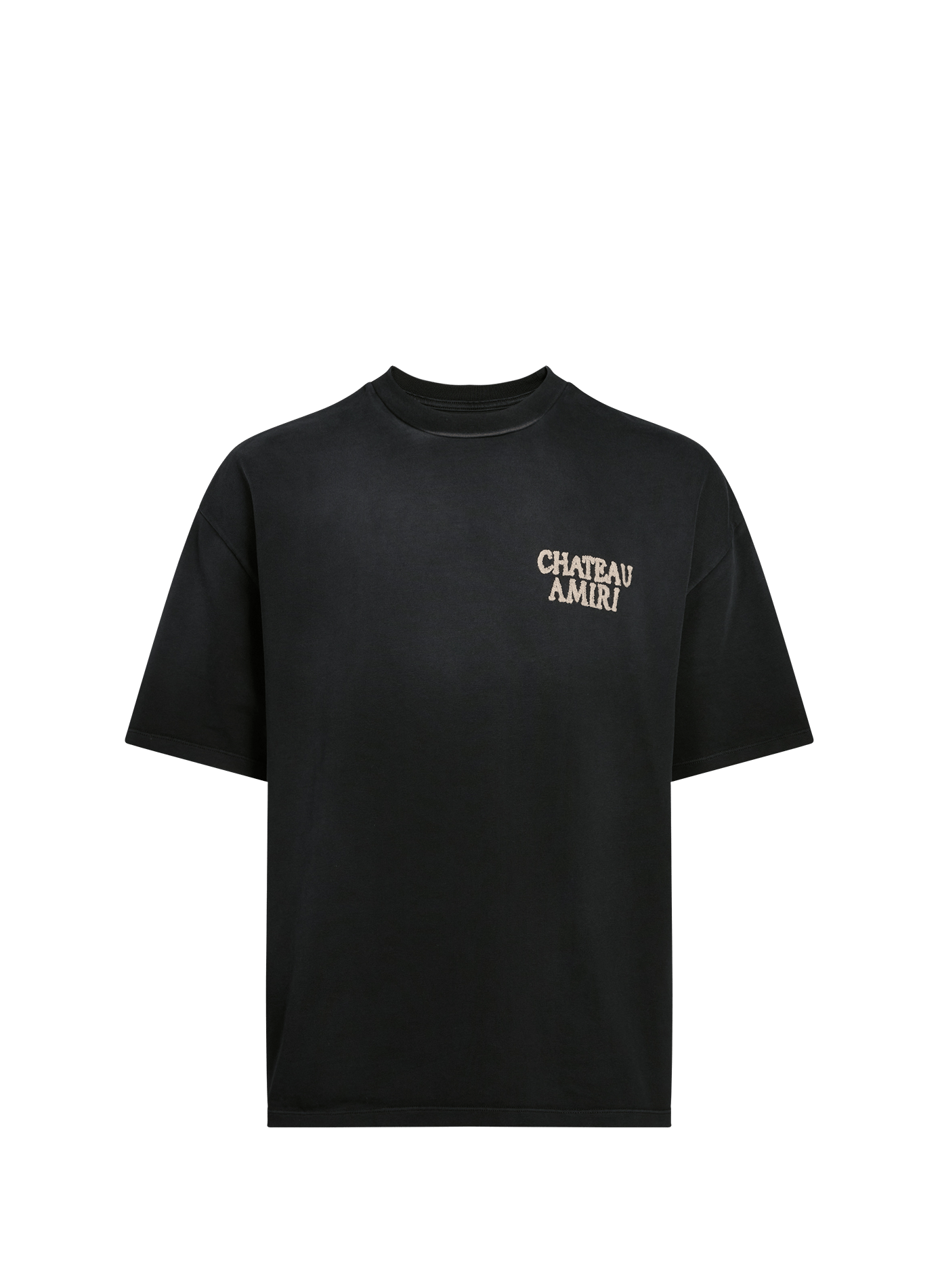 T-shirt imprimé en coton AMIRI Black