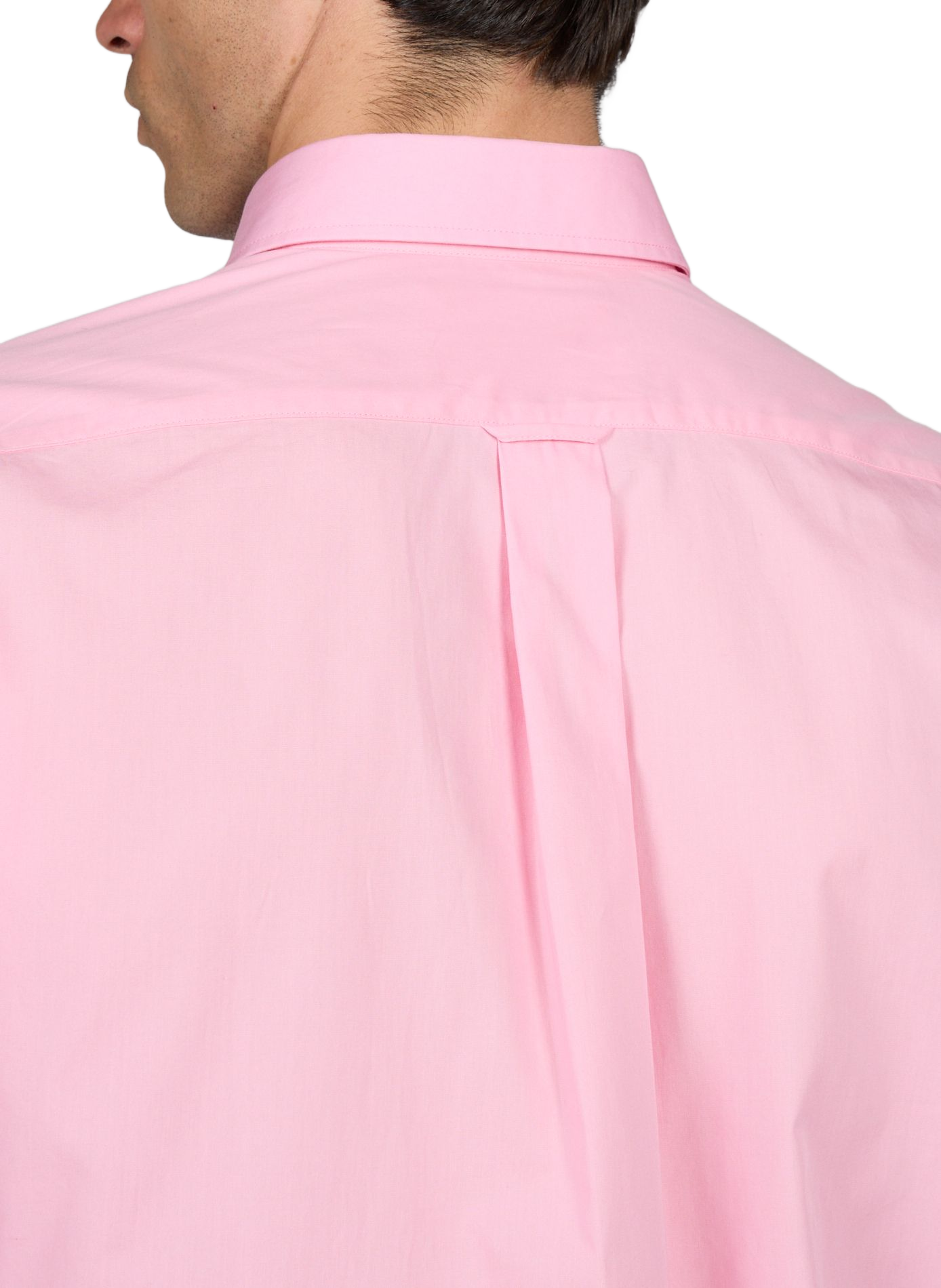 Chemise droite à poche en coton EDEN PARK Rose