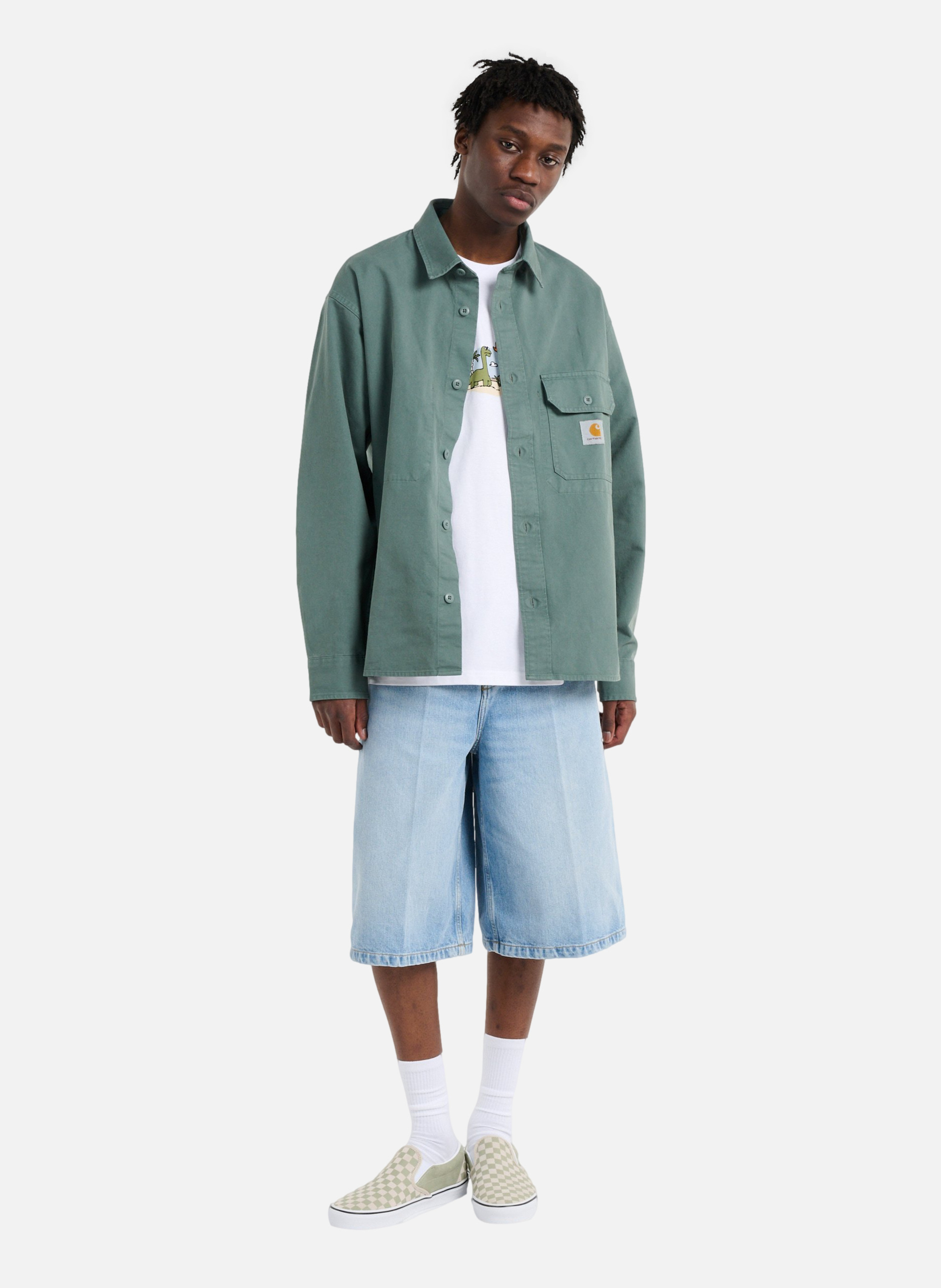 Chemise reno shirt CARHARTT WIP Vert