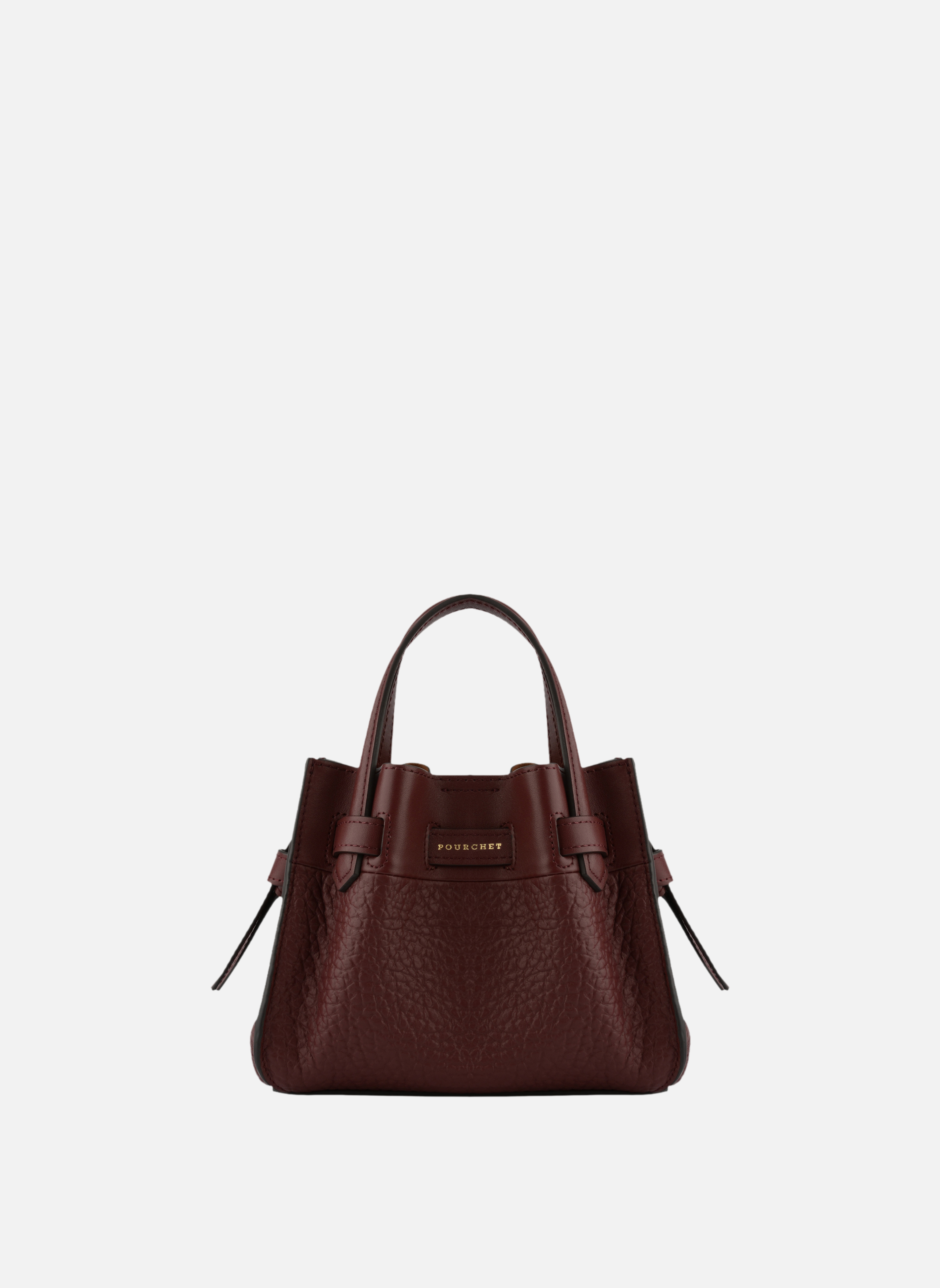Blossom | sac à main nano en cuir de vachette  Bordeaux