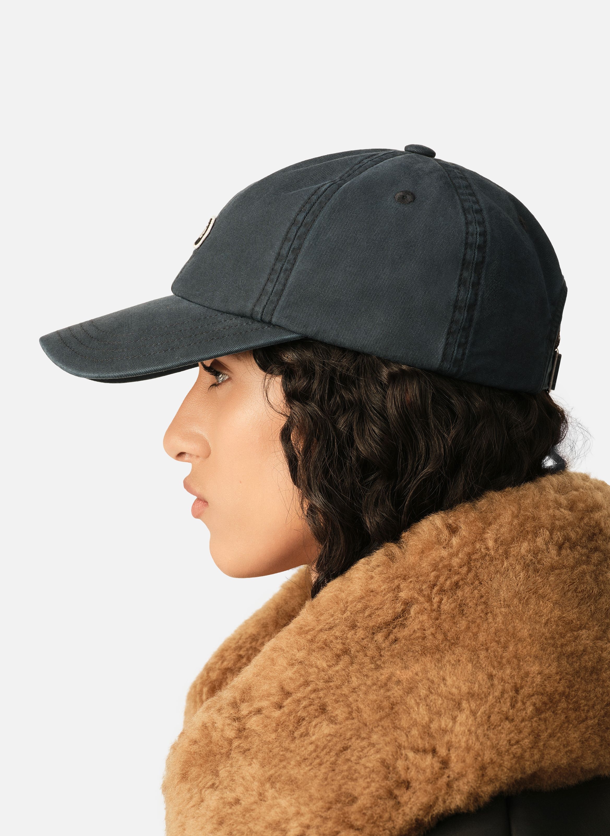 Casquette unisexe en coton patch ami AMI PARIS Noir