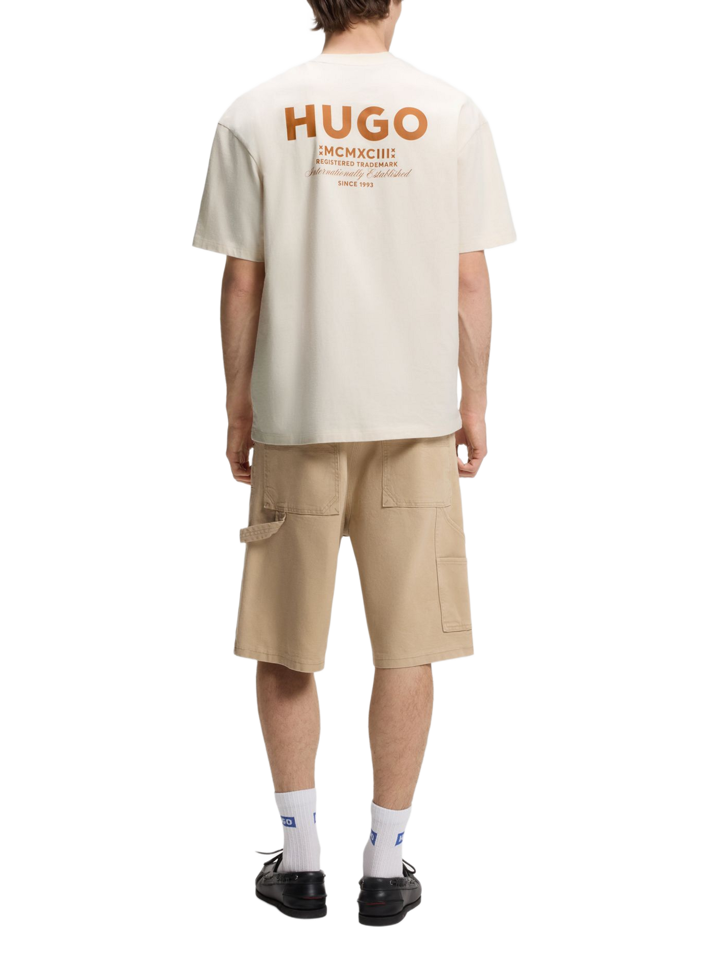 T-shirt en coton Nalono HUGO BLUE Blanc