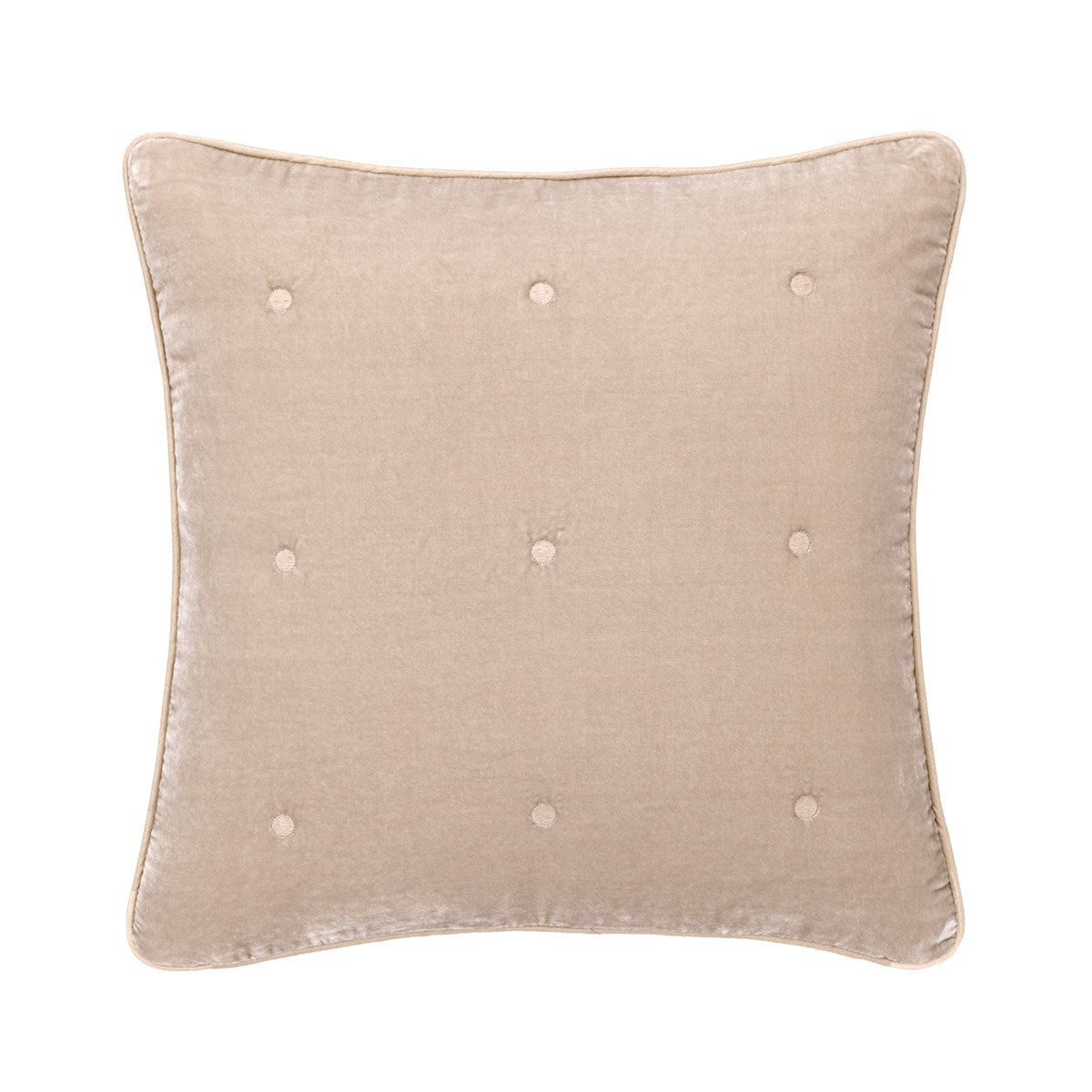 Housse de coussin en soie, cocon YVES DELORME Gris